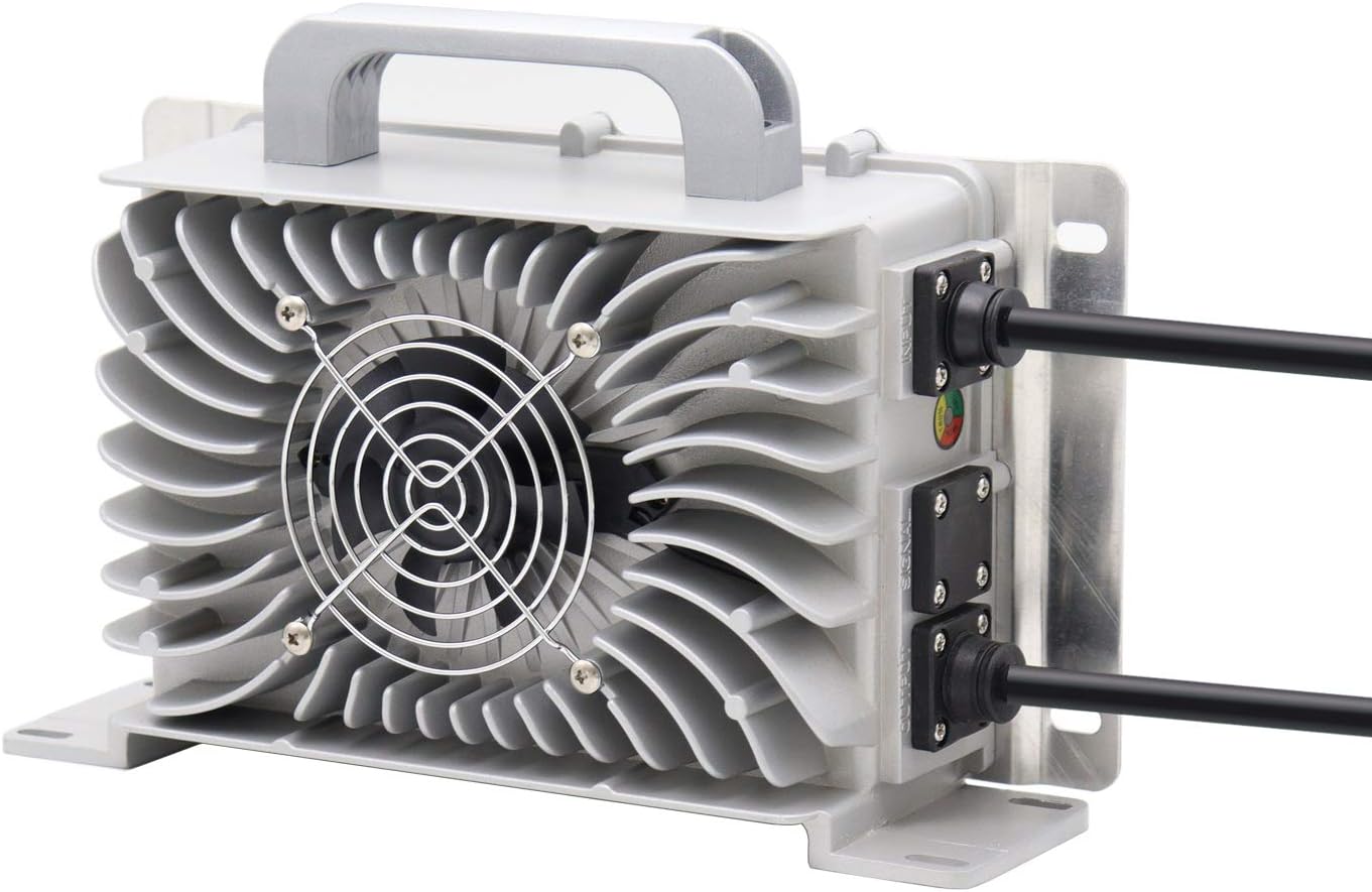 20AMP Battery Charger Replacement for 36 Volt Club Car/Yamaha Golf Cart Waterproof IP68 with Crowsfoot Plug