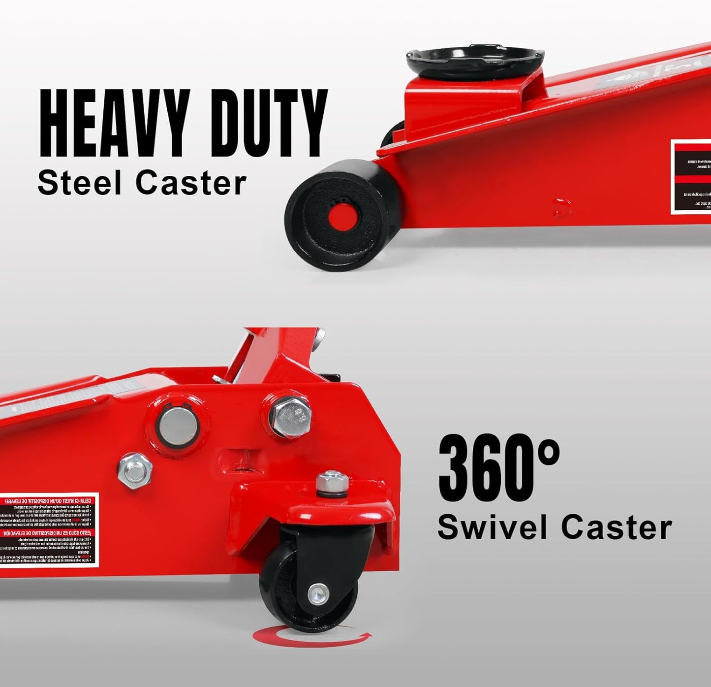 3 Ton Floor Jack Steel Heavy Duty Car Jack Fast Lift Service Hydraulic Jack