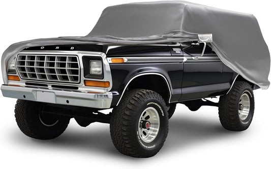 CarCovers Weatherproof SUV Cover & Warranty Compatible with Ford 1980-1986 Bronco 3rd Gen- Outdoor Cover Theft Cable Lock SUV Accessories Better Than Waterproof
