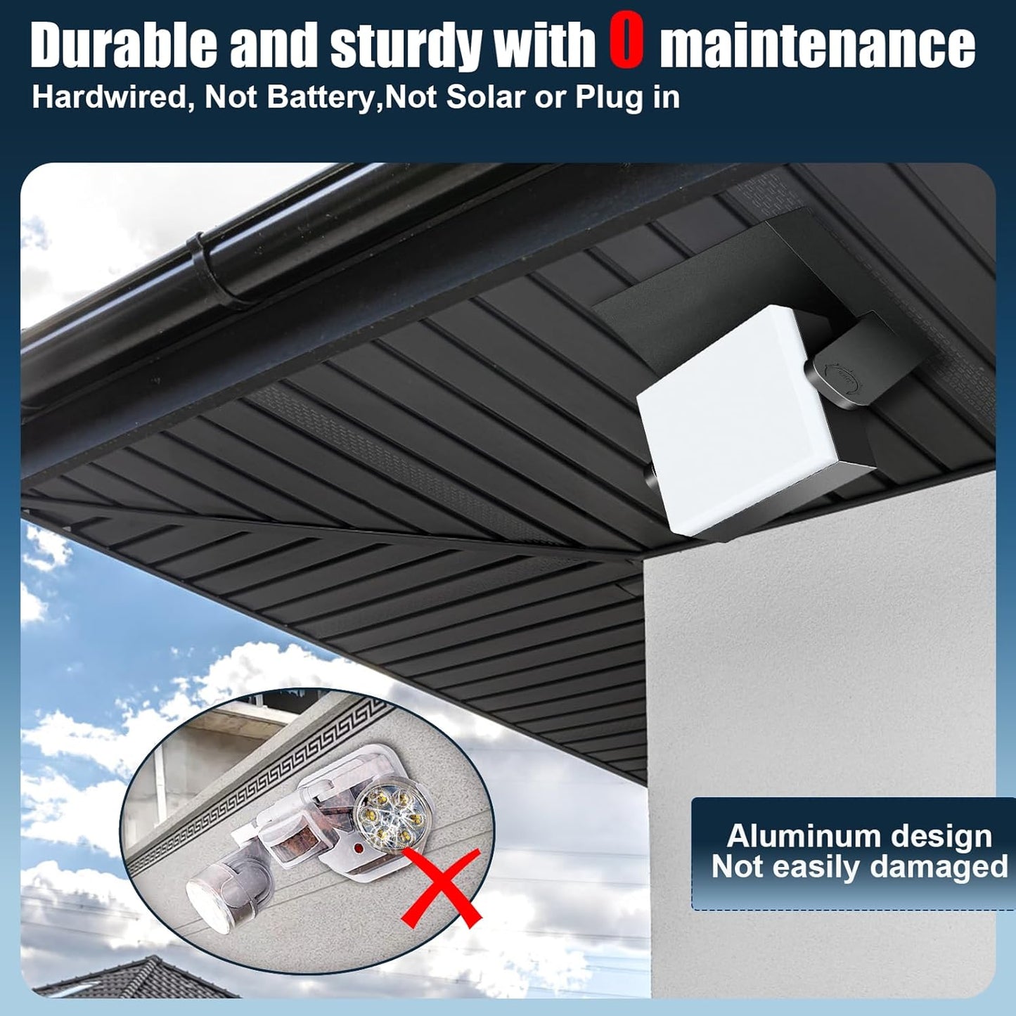 40W LED Wall Light, 4000LM 5000K 360° Wide-Angle Exterior Wall Floodlights, IP66 Waterproof Commercial Outdoor Wall Mount Fixture Wall Pack Security Ideal Lighting for Garage(4 Packs)