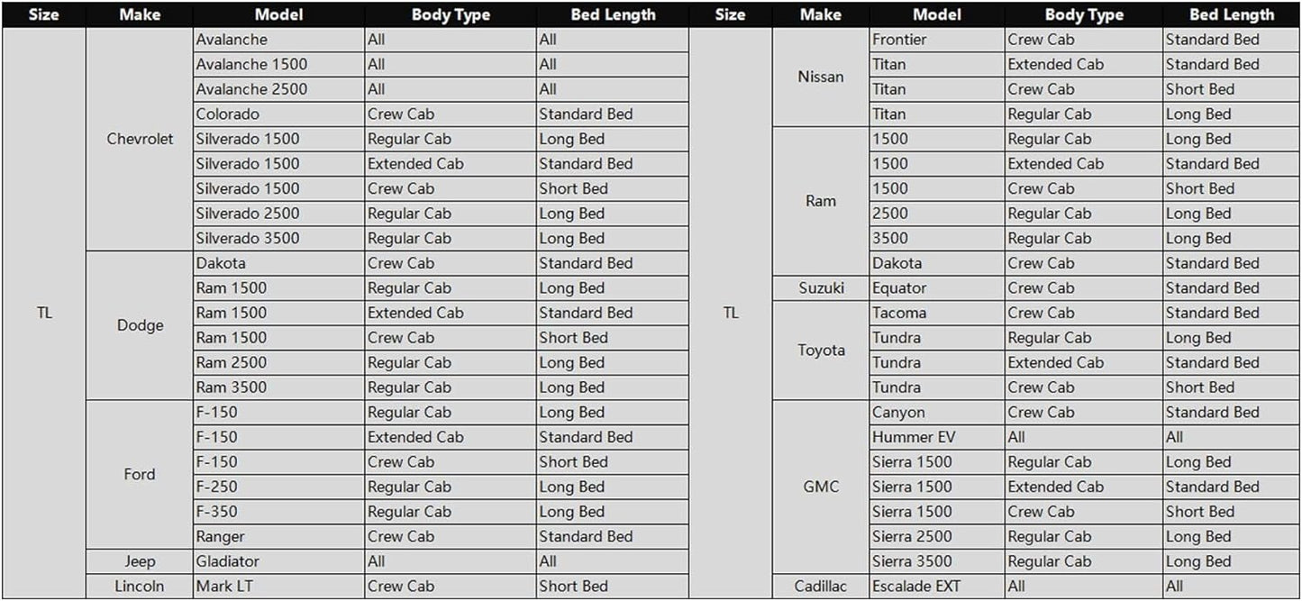 Tecoom Hard Shell Truck Car Cover Waterproof UV-Proof Windproof Zipper Design with Strap Buckle Fit for Ford F150 Ram 1500 Chevy Silverado Toyota Tundra GMC Sierra Full Size Truck Length Up to 233"