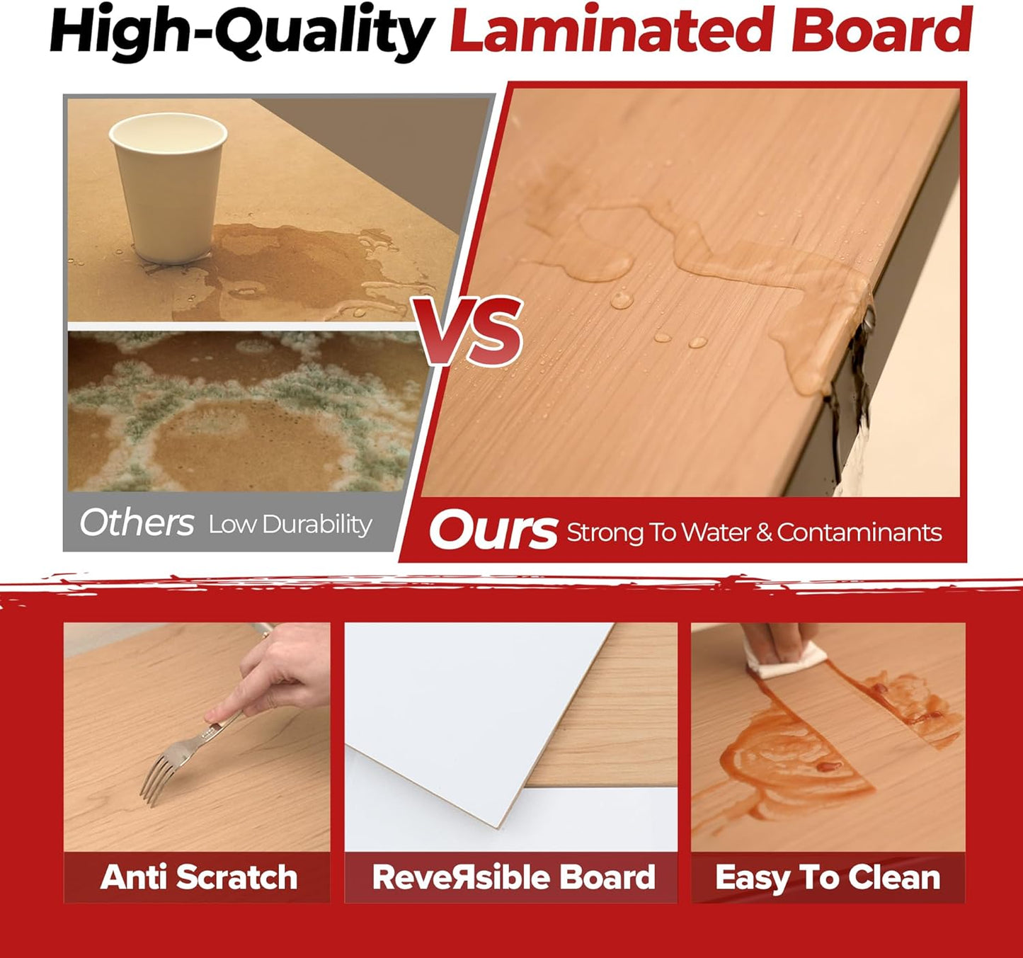 HOMEDANT 5-Tier Laminated Boltless Heavy Duty Metal Shelving Unit Adjustable Garage Storage Utility Rack Shelves Organization Multipurpose Shelf Warehouse Industrial 39.8" W x 18.2" D x 71.3" H 2Pack