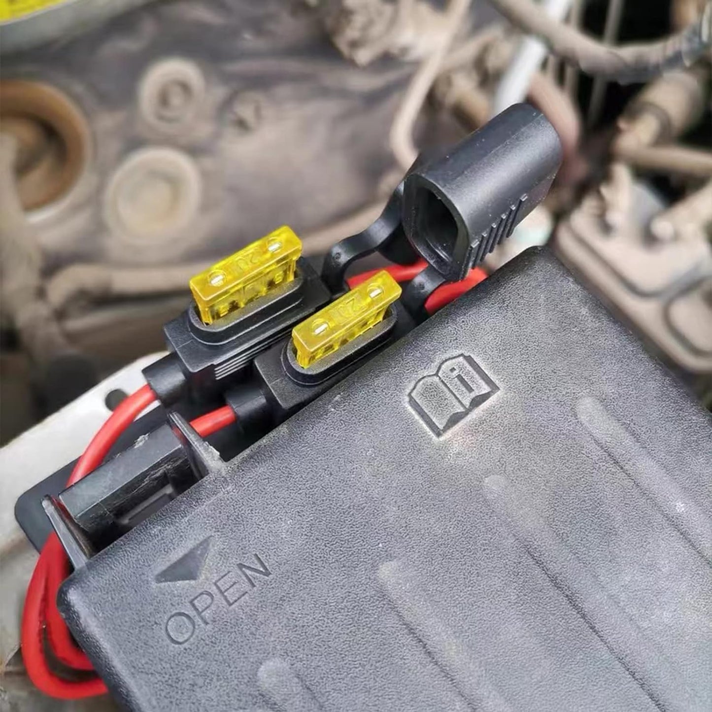 (80Pcs) 25Amp Standard Fuse, 25A Car Blade Fuses for Car/RV/Truck/SUV/Motorcycle/Boat