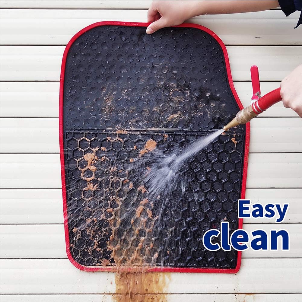 Car Floor Mats Custom Fit for Kia Sportage 2023 2024 2025（Hybrid Only） Odorless Washable Heavy Duty Rubber (All Weather) Floor Liners Set Black