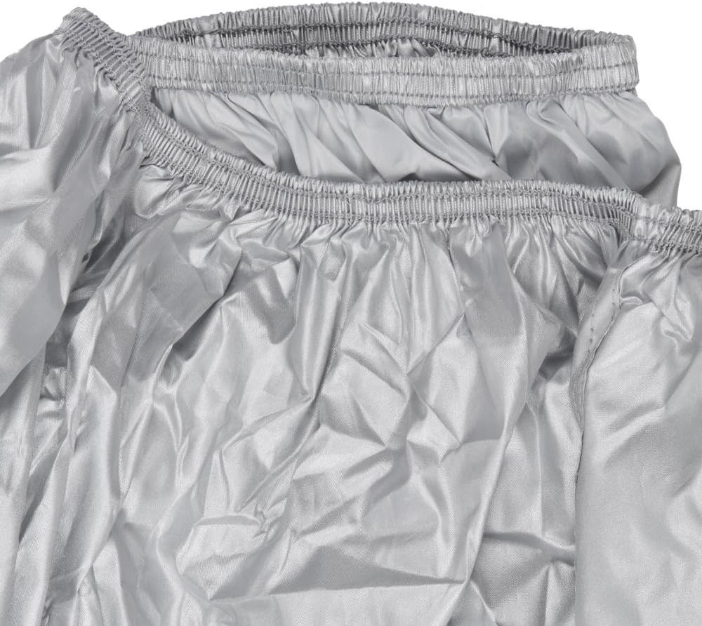 Motor Trend All Season WeatherWear 1-Poly Layer Snow proof, Water Resistant Car Cover Size XL1 - Fits up to 210" - CC-544+LOCK , Silver