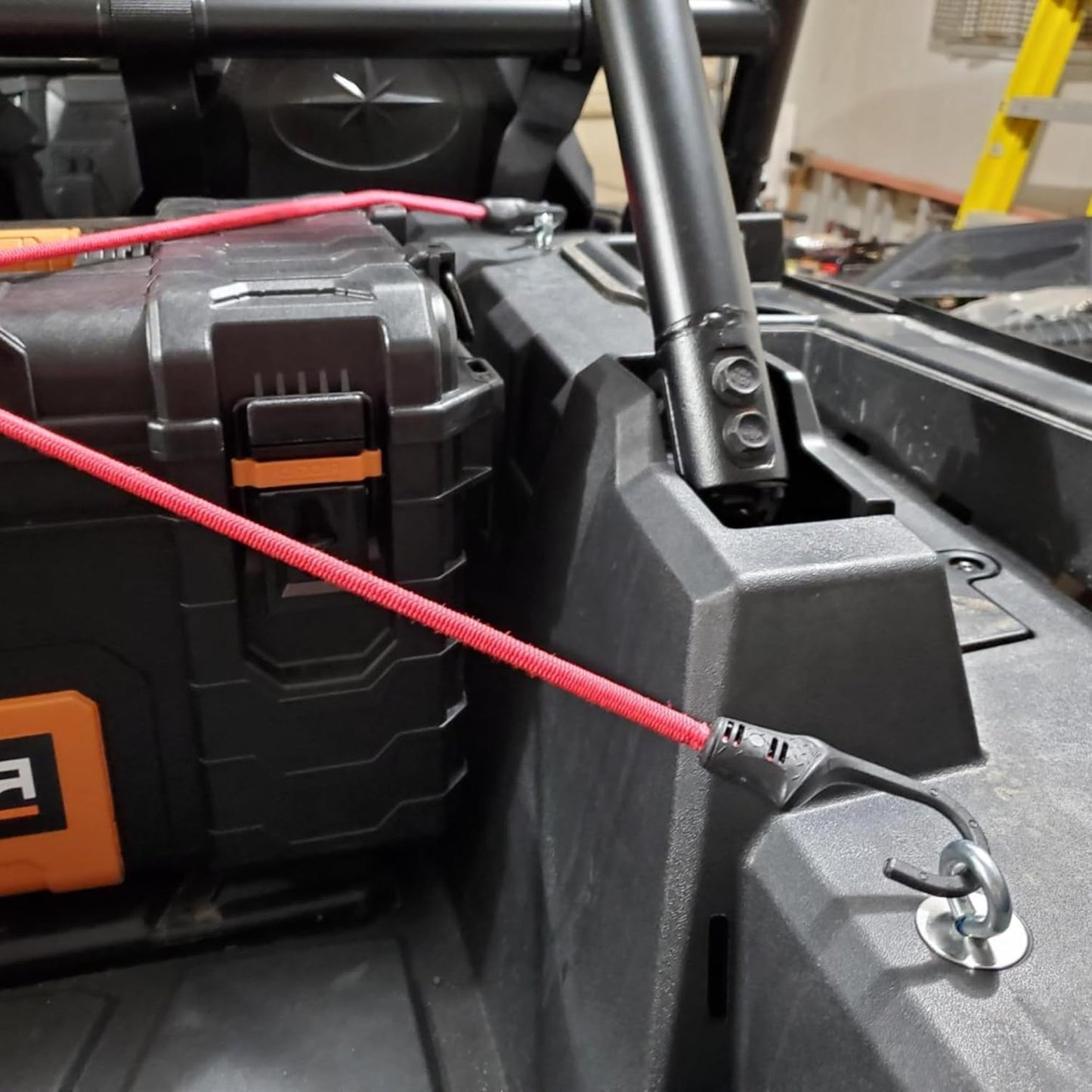 GripPRO ATV Anchors – 6 Pack Fits Polaris Lock & Ride Bed Holes on RZR & Sportsman with 1" Mounts – Secure Gear, Coolers, Tools – Compatible with 1000, 900, 850, 570 – Not for Ranger – US-Owned Brand