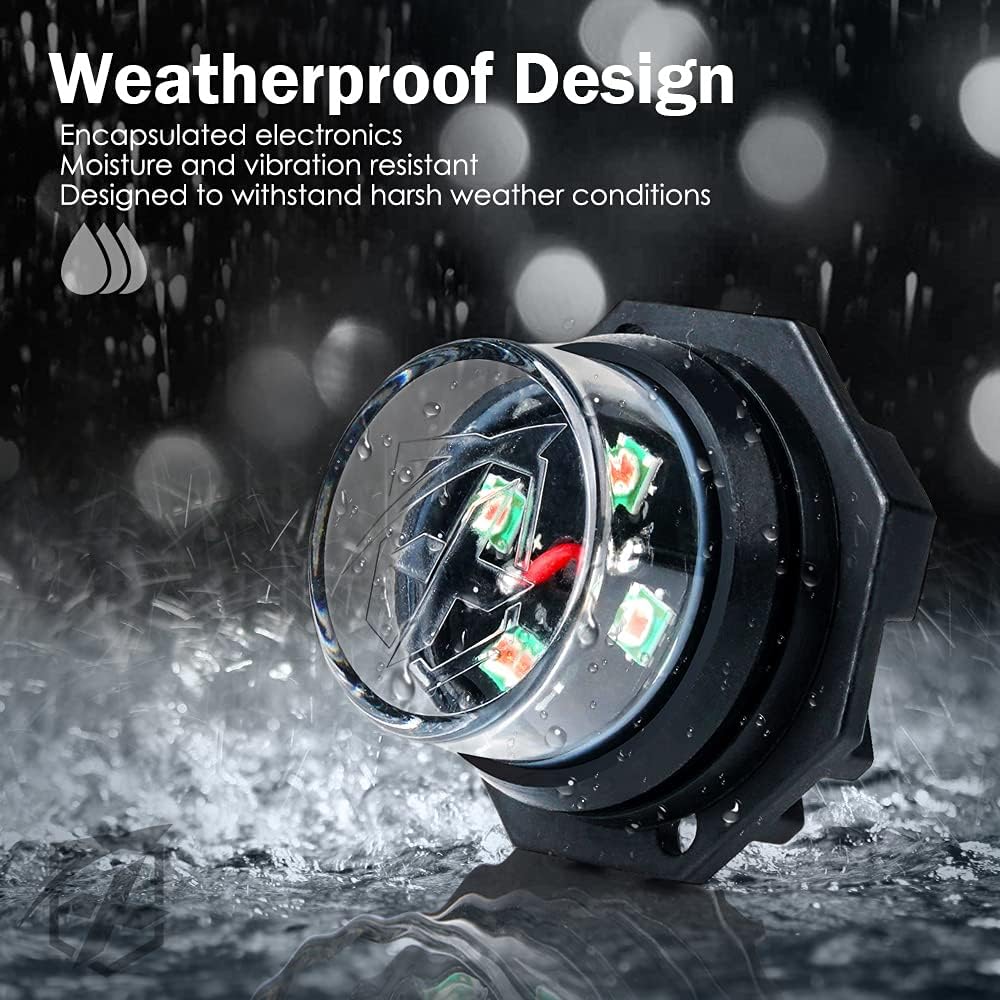 Xprite Blue LED Hideaway Strobe Police Lights Kit, 20 Flashing w/Control Panel Headlights Taillights Mounting, Hazard Warning for Emergency POV Vehicles Volunteer Cars Trucks SUV 6PCS