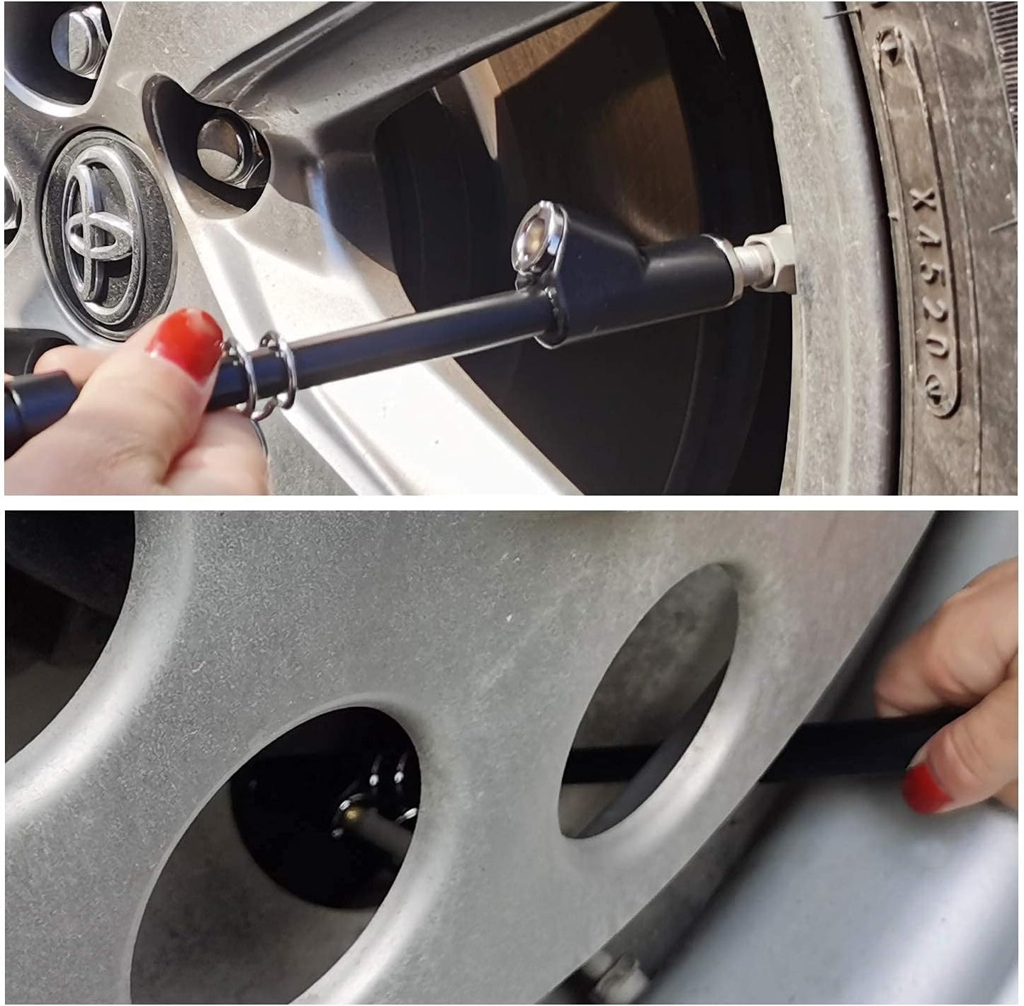 GODESON Dual Head Tire Pressure Gauge, Heavy Duty Pencil Tire Gauge Range 10-150PSI,Dual Head Truck Pen Air Pressure Gauge (Pack of 12)…