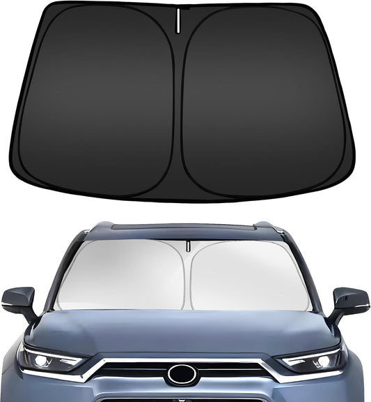 ARISMOTOR Windshield Sun Shade for Toyota Highlander (L LE XLE Limited Platinum) 2020-2025 2026, Custom Fit Foldable Front Window Sunshade Sun Visor Protector, Block UV Rays Keep Your Car Cooler