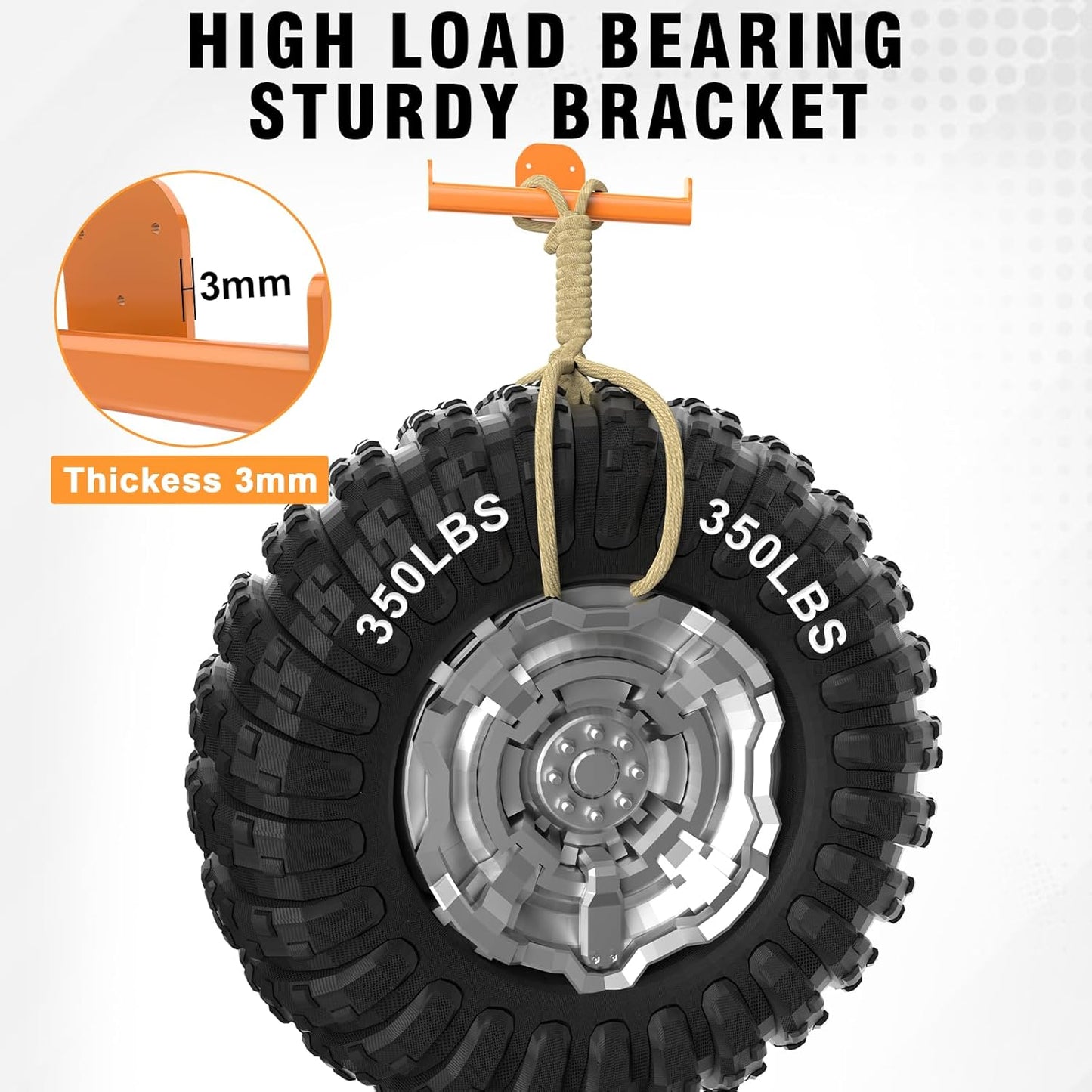 Backpack Leaf Blower Hanger, Backpack Sprayer Wall Mount, Lawn Care Accessories, Garage Storage, Weed Eater Hanger Garage Organization Storage, 2 Pack