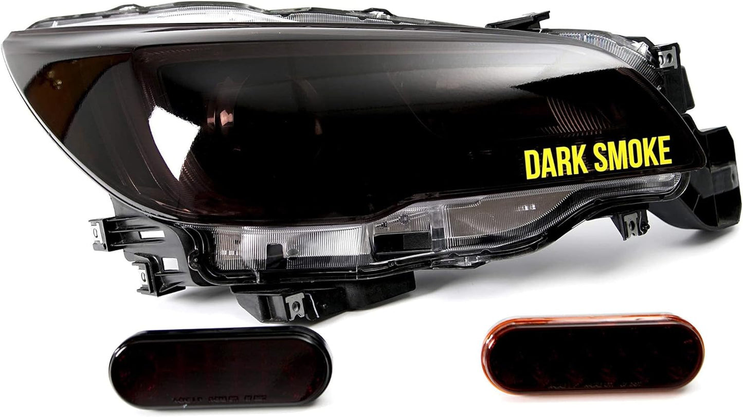 Luxe LightWrap Dark Smoke Universal Headlight Tint Light Tail Kit (20” x 1 Yard)