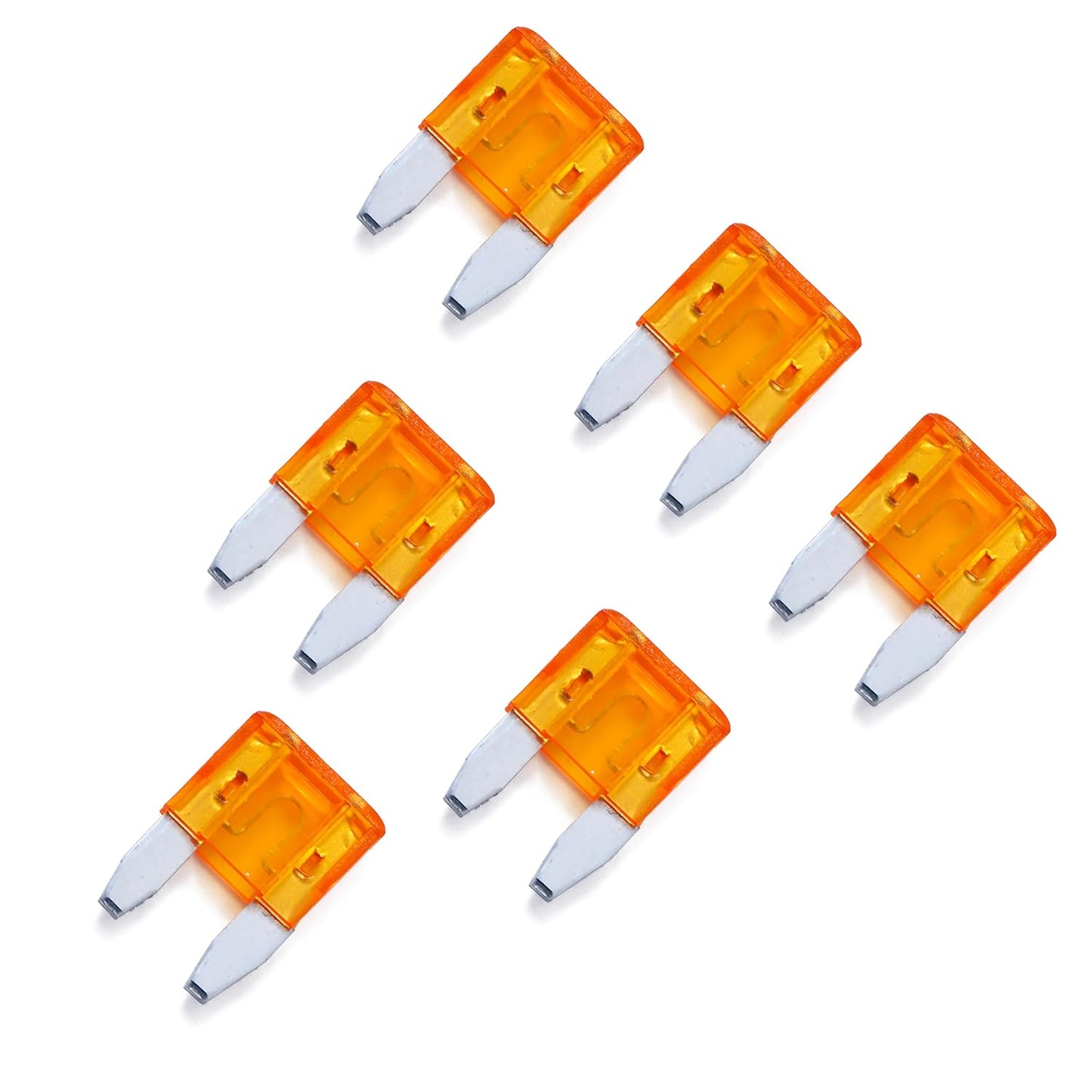 100 Pack Auto Fuses 5 AMP APM/ATM 32V Mini Blade Style Fuses 5A Short Circuit Protection Car Fuse (5 AMP)