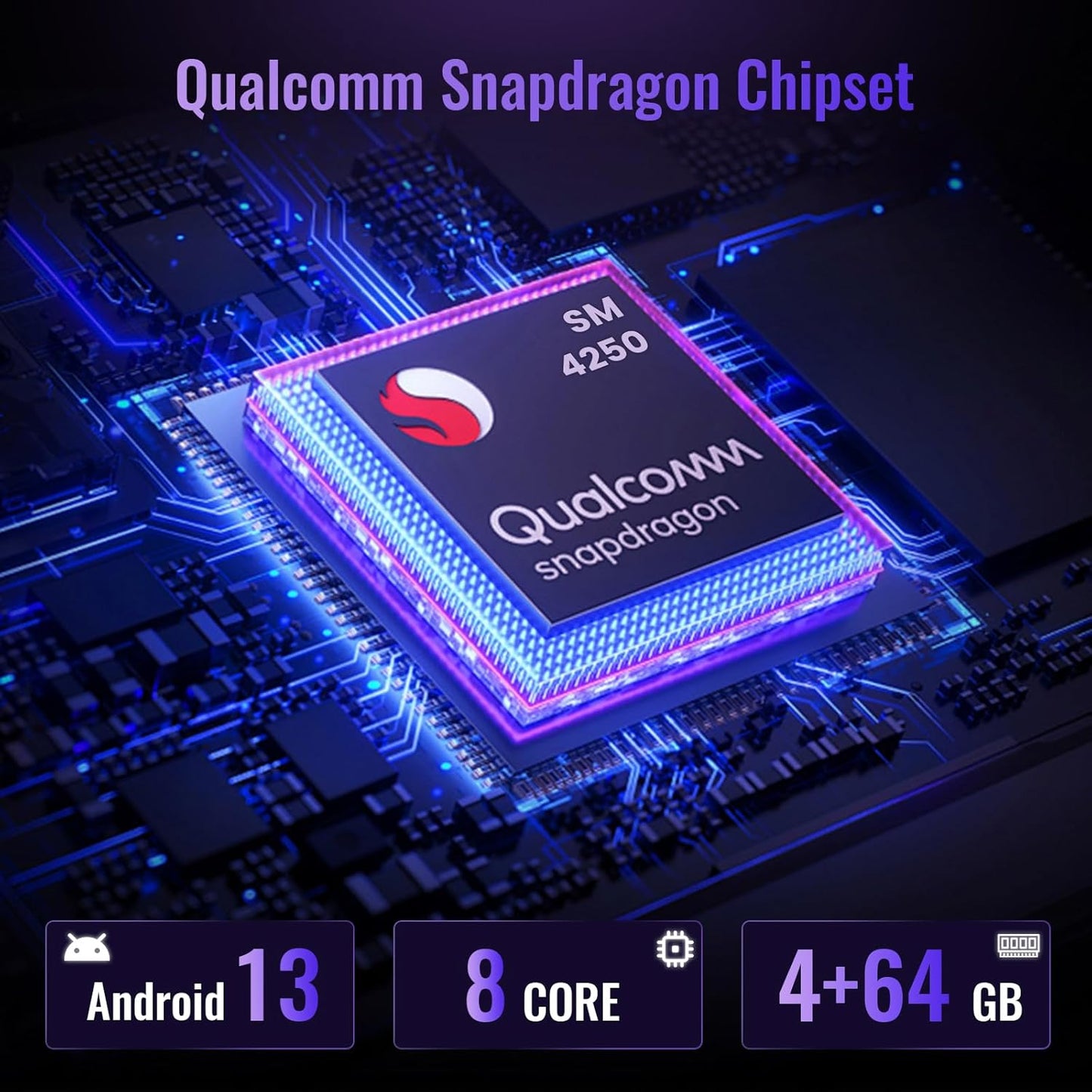 Wireless Carplay Car Stereo for Honda Civic 2016-2020 with 9-Inch Touchscreen, [Qualcomm 8-core 4+64GB] Upriding Android 13 Car Radio Android Auto BT5.1/DSP/Hi-Res Audio/WiFi/SWC/GPS/OTA+Backup Cam