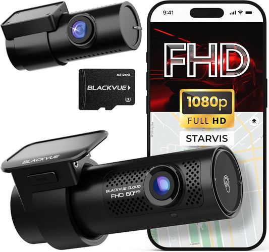 BlackVue DR770X-2CH II Dash Cam – Dual Full HD Front & Rear, Enhanced Visual Clarity, Fast Boot, USB-C Install, Effortless Video Playback via Wi-Fi, Cloud Remote Access, Smart Parking Mode (512GB)
