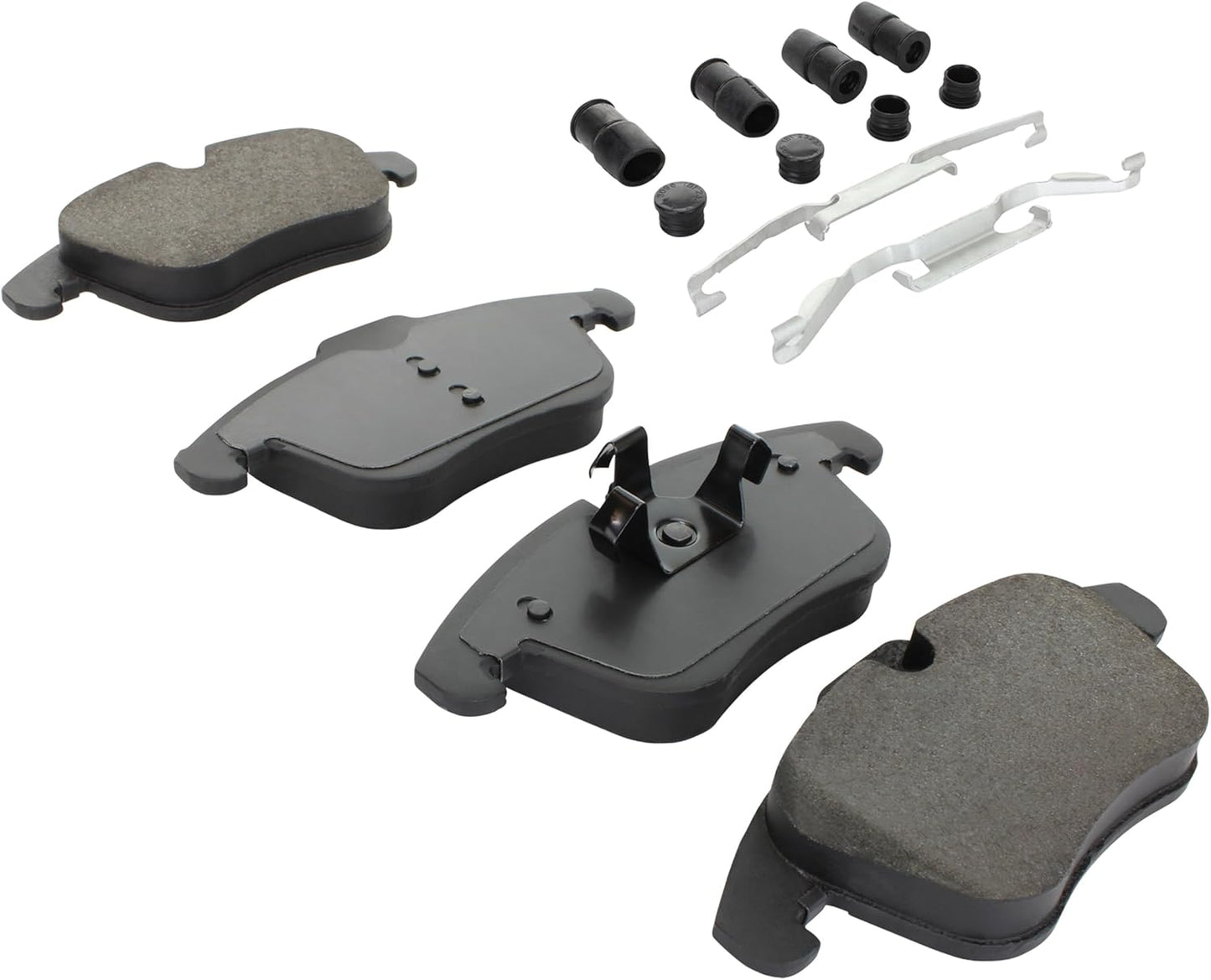 Premium Semi-Metallic Front Brake Pads (1001-1241M) Compatible with 2005-2018 Jaguar/Land Rover/Peugeot (207/207 Compact/3008/LR2/Range Rover Evoque/RCZ/S-Type/Vanden Plas/XF/XJ/XJ8/XK)