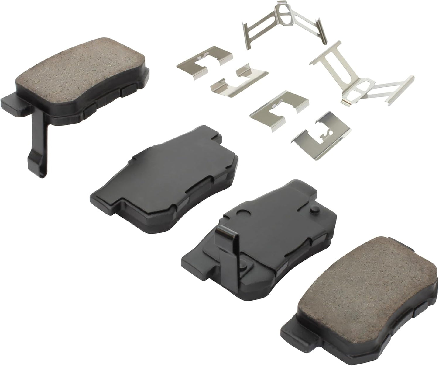 Premium Ceramic Rear Brake Pads (1001-0536C) Compatible with 1991-2012 Acura/Honda/Isuzu (CL/CR-V/EL/Element/Legend/Oasis/Odyssey/RDX/RL/TL)