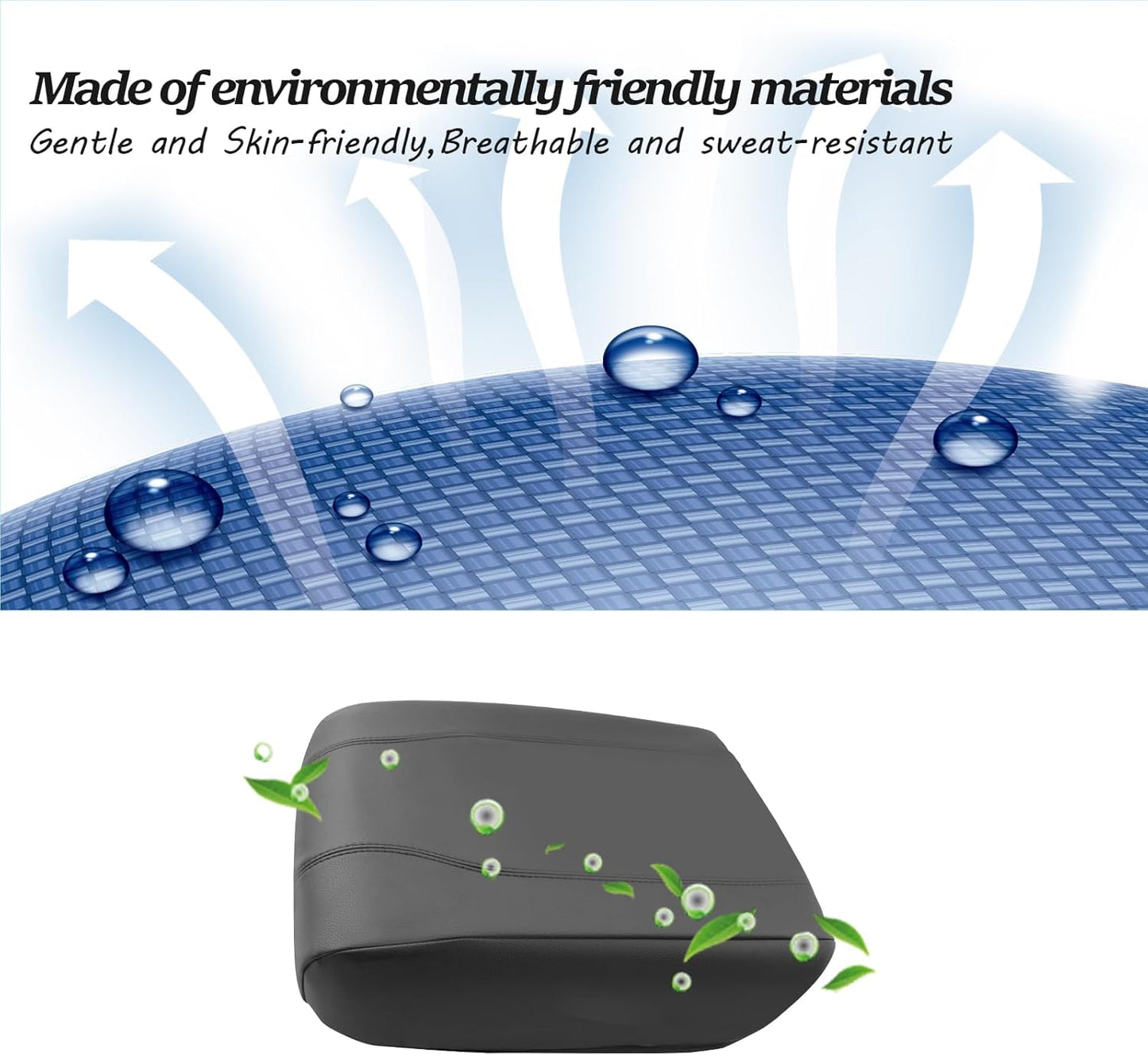 SKTU 2025 Tahoe Center Console Cover for 2025+ Chevrolet Tahoe/Chevrolet Suburban Armrest Cover 2025 Chevy Tahoe/Chevy Suburban Seat Box Cover 2025 Chevy Tahoe Accessories Center Console Cushion