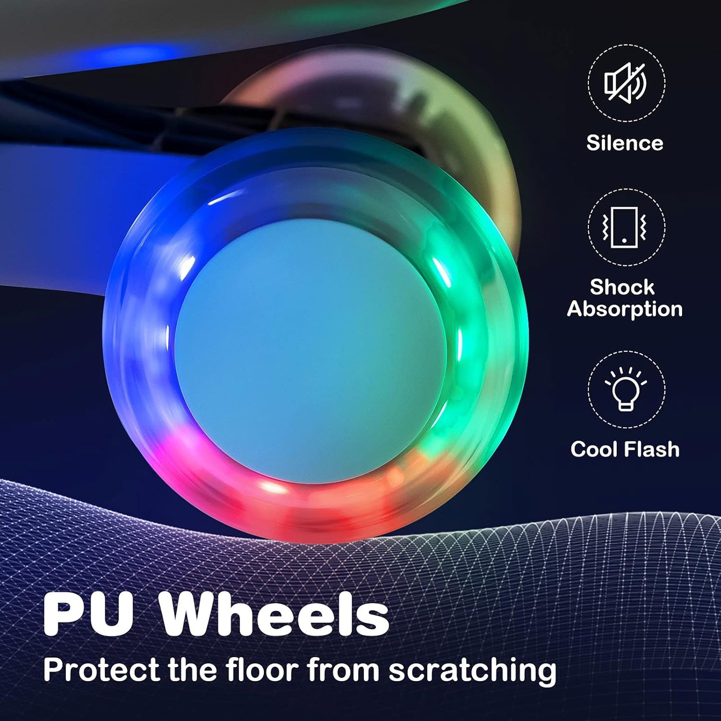 HONEY JOY Wiggle Car, 2 in 1 Swing Car for Kids, LED PU Flashing Wheels, No Batteries, Music, Gears or Pedals, Uses Twist, Turn, Ride On Toy for Toddlers Boys Girls 3 Years and Up (Blue)