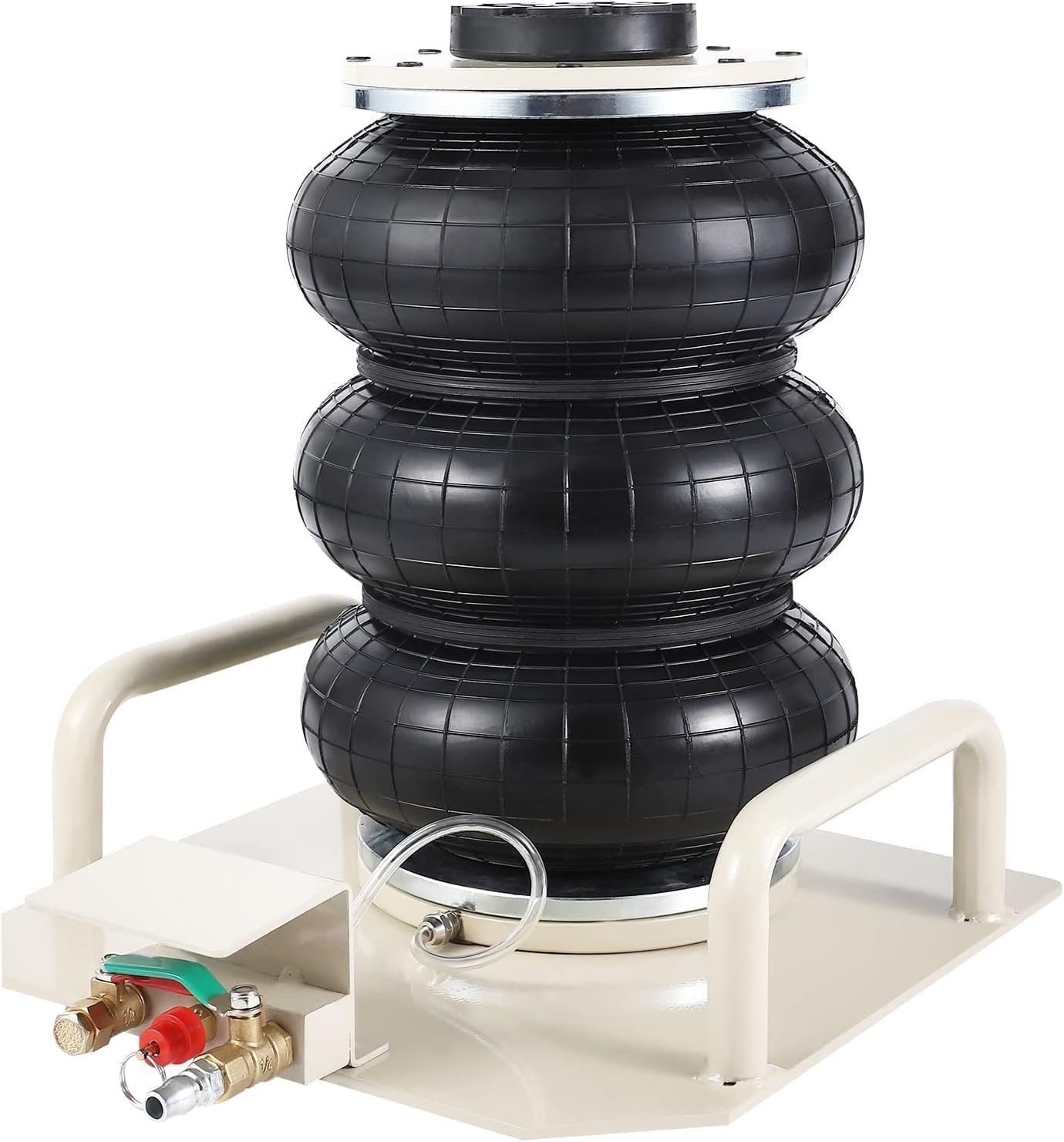 Air Jack,Heavy Duty 3 Ton/6600 lbs Air Bag Jack-3-Ply Pneumatic Lift up to 17.7 inch/450 mm for Cars/SUVs,Portable with Two Handles