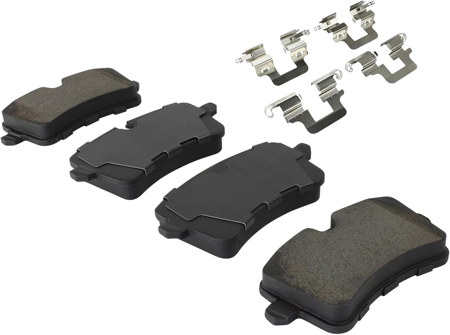 Premium Semi-Metallic Rear Brake Pads (1001-1547AM) Compatible with Audi A6 2012-2013, Audi A6 Quattro 2013-2019, Audi A7 Quattro 2012-2013, Audi RS5 2014-2015