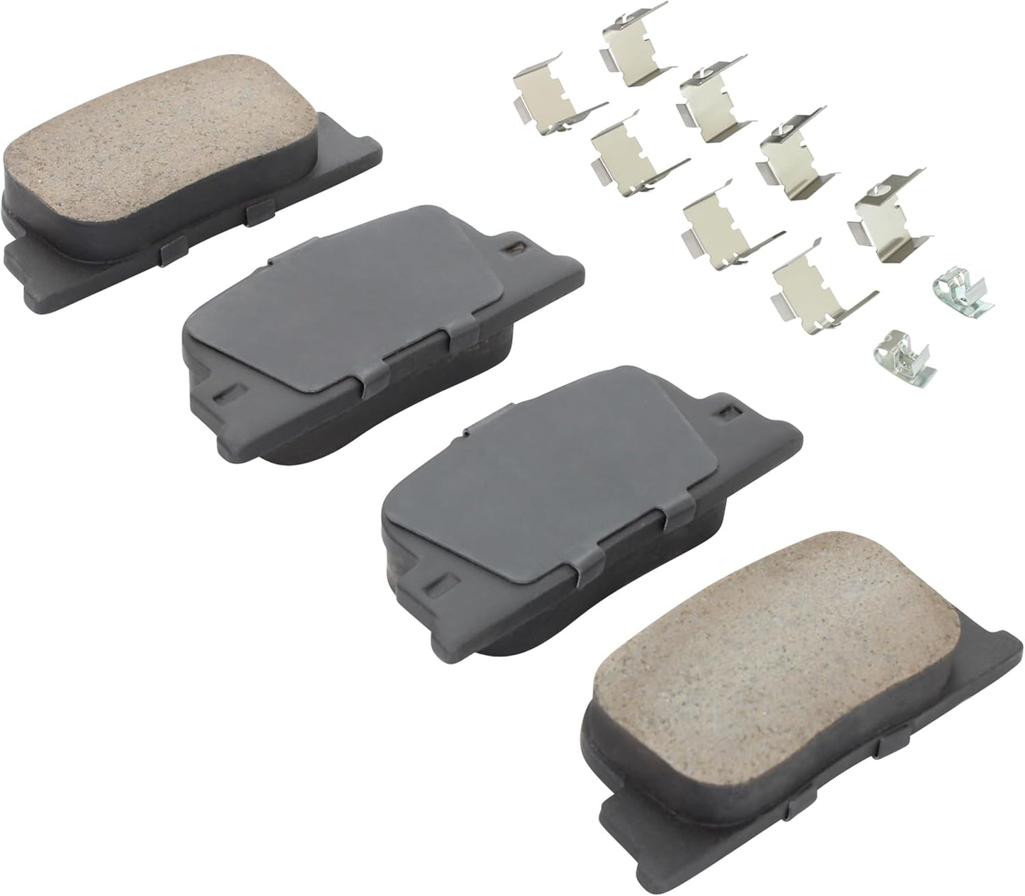 Premium Ceramic Rear Brake Pads (1001-0835C) Compatible with Lexus ES300 2000-2001, Scion tC 2005-2010, Toyota Camry 2000-2001