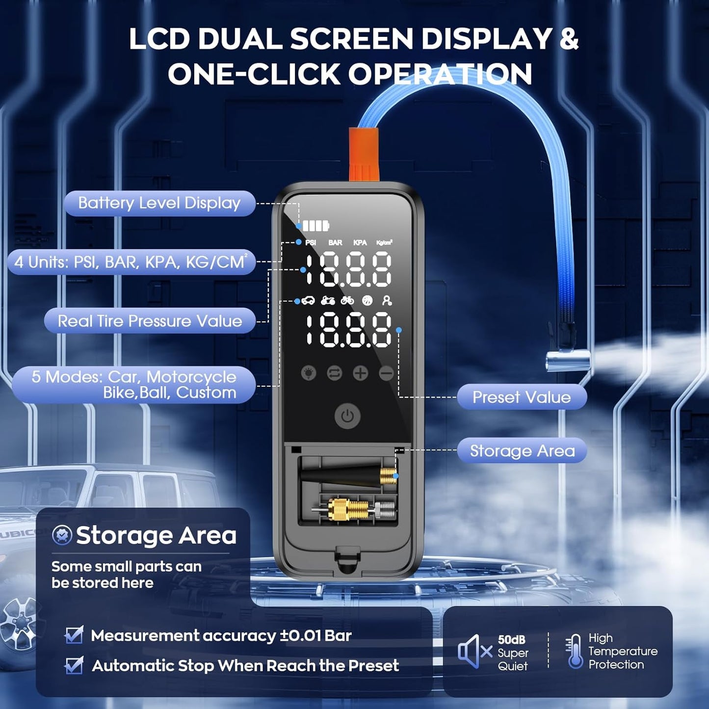 Tire Air Pump for Car