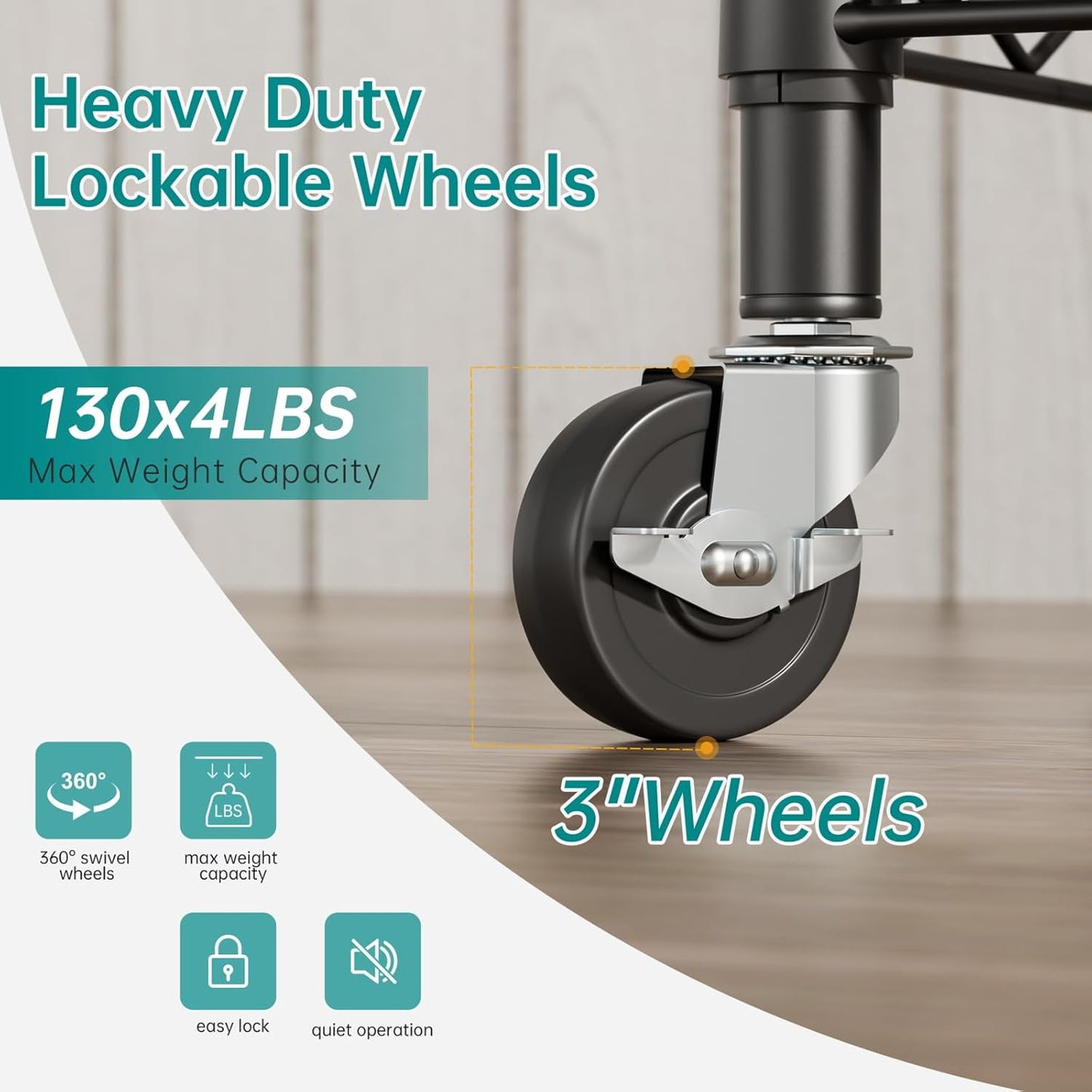 SINGAYE Garage Heavy Duty Shelving Unit Kitchen Pantry Close Home Organizers and Storage Bathroom Shelf Laundry Room Organization Industrial Book Metal Wire Adjustable Shelves