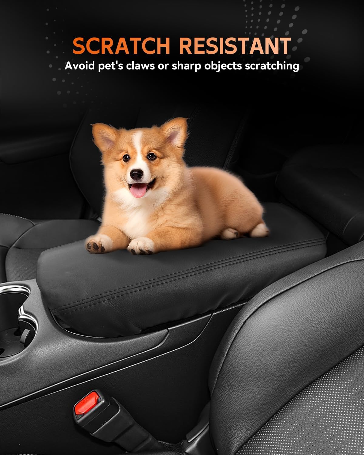 CDEFG for 2021-2025 Toyota Venza Center Console Cover Armrest Box Cover for 2021 2022 2023 2024 2025 Venza (LE, XLE, Nightshade Edition, Limited) Accessories Console Arm Rest Protector