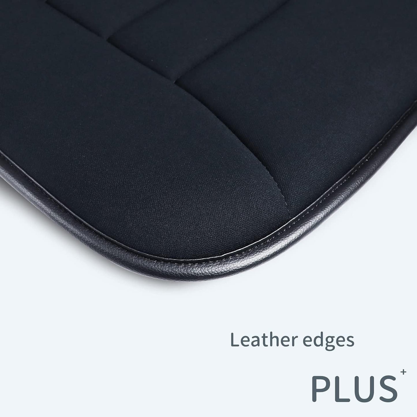 Thick Seat Cushion Memory Foam Car Seat Cushion Pad for Car Driver Seat Office Chair, Thickened Black