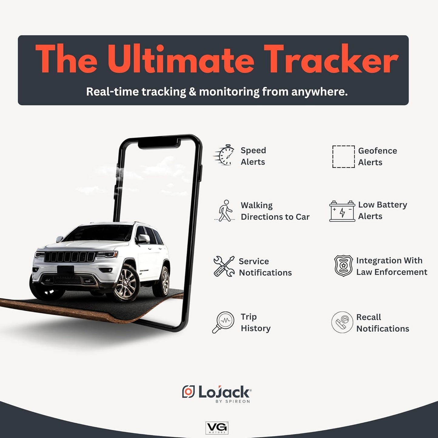 LoJack for Cars | GPS Tracker for Vehicles No Monthly Fee | Anti Theft Car Device | Professional Installation Included | Integrated with Law Enforcement (3 Years of Service)