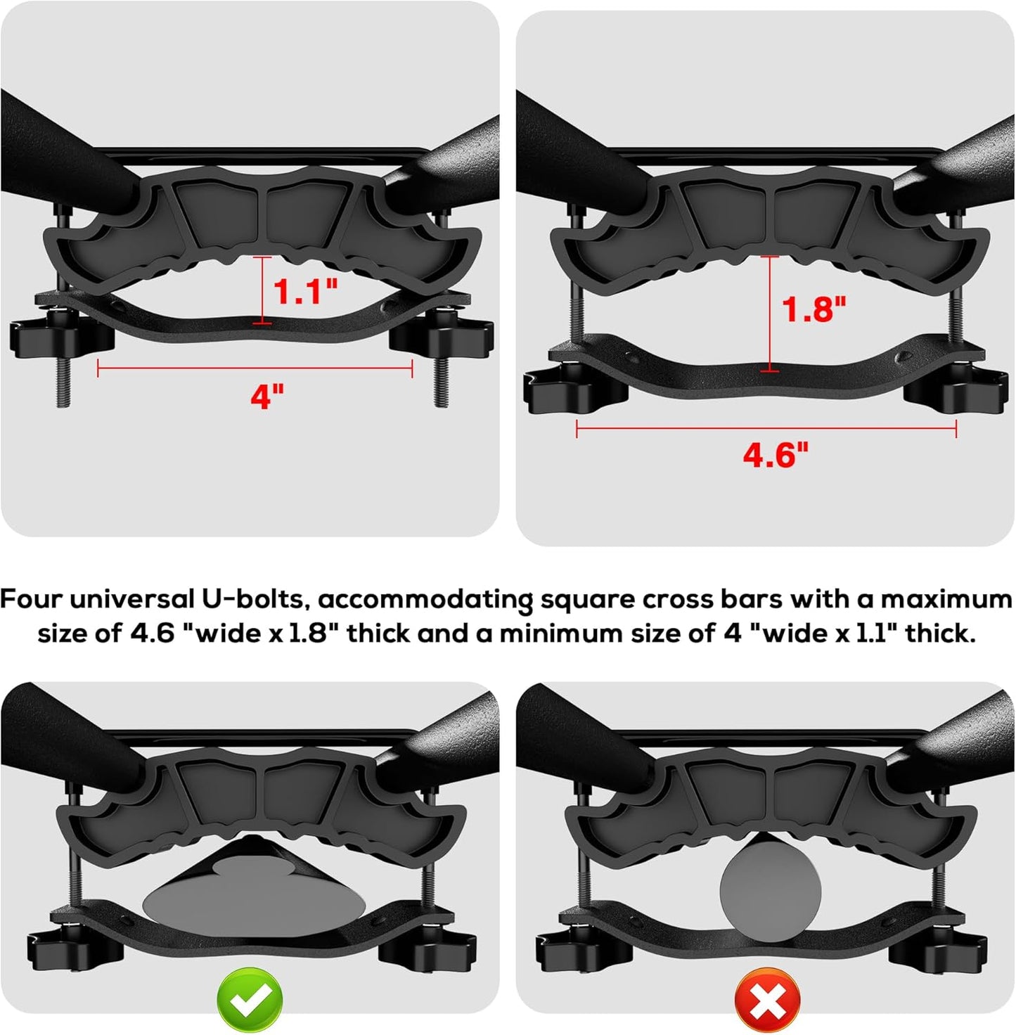 WILDROAD Roof Rack Cargo Basket, Upgraded 4” Fence Car Roof Basket with Extension, 64"x 39"x 4" Universal Car Top Luggage Holder Carrier Basket Fits for SUV Truck Cars