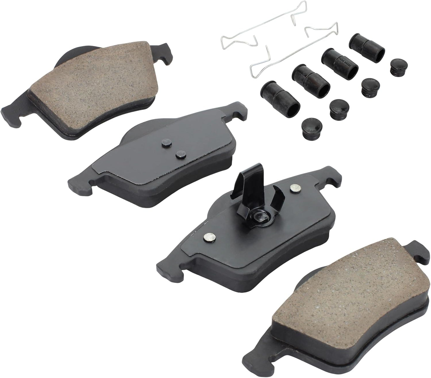 Premium Semi-Metallic Rear Brake Pads (1001-0795M) Replacement for Volvo S60 2009-2001, S80 2006-1999, V70 2004-1999, XC70 2007-2003
