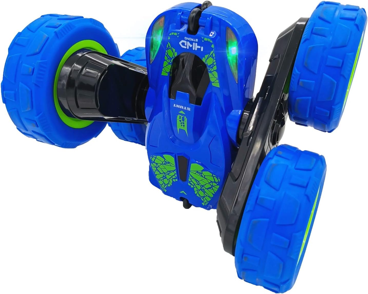 Threeking RC Stunt Car Remote Control Cars with Lights Double-Sided Driving Indoor Outdoor Toys Gifts Presents for 6 7 8 9 10 11 12 Year Old Kids Boys Girls