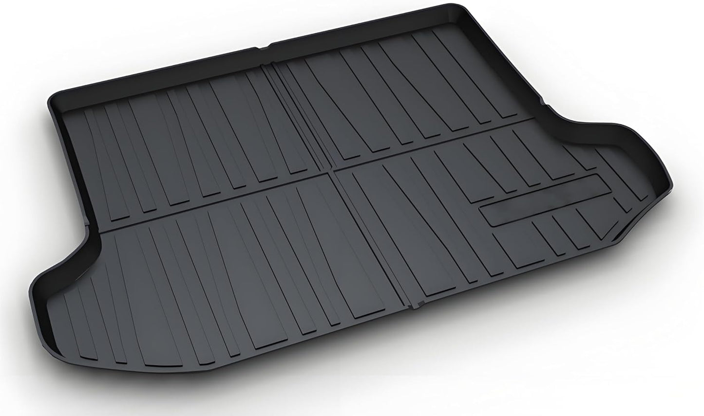 RAV4 Cargo Mat - All-Weather 3D Custom-Fit Waterproof Non-Slip Durable Odorless TPO Trunk Tray Floor Mat with Raised Lip Compatible with 2006-2012 Toyota RAV4