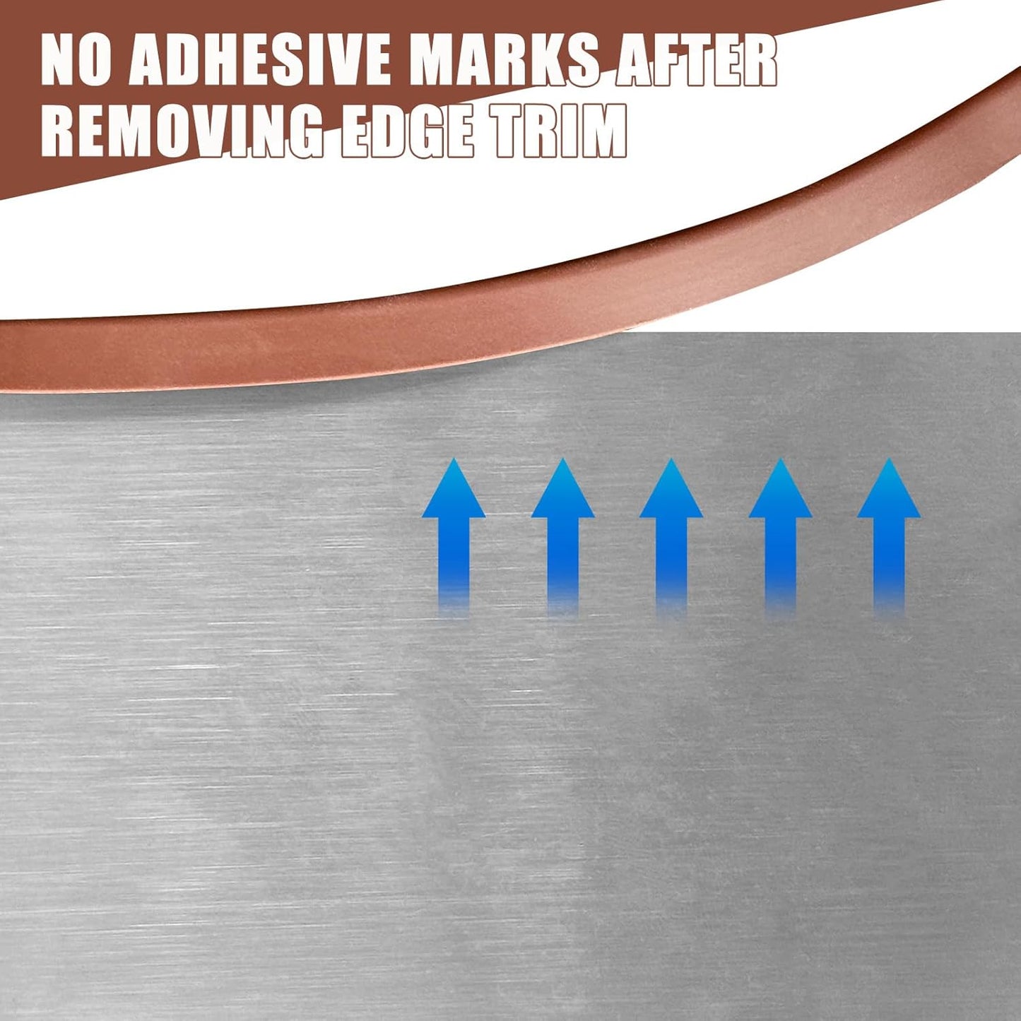 Rubber Edge Trim, Flexible Edge Trim for Sharp Edge, 3/16" U Channel Edge Protector, Self Adhesive Edge Guards for Plywood, Glass, Flexi-Glass and Mirror, 20Ft, Brown Color