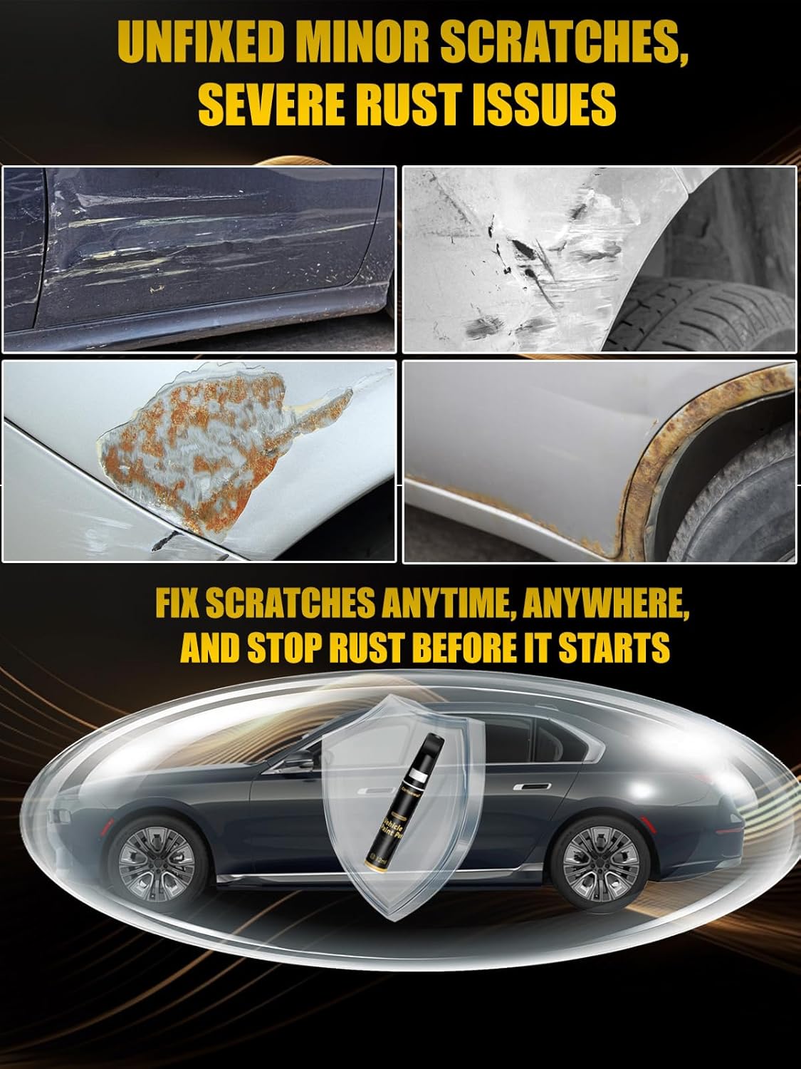 Cayenne Red Pearl(NAH) Touch Up Paint Compatible with Nissan, Exact Match Car Paint Pen Automotive Scratch Repair Remover Kit Quick & Easy Solution for Vehile Chips and Nicks