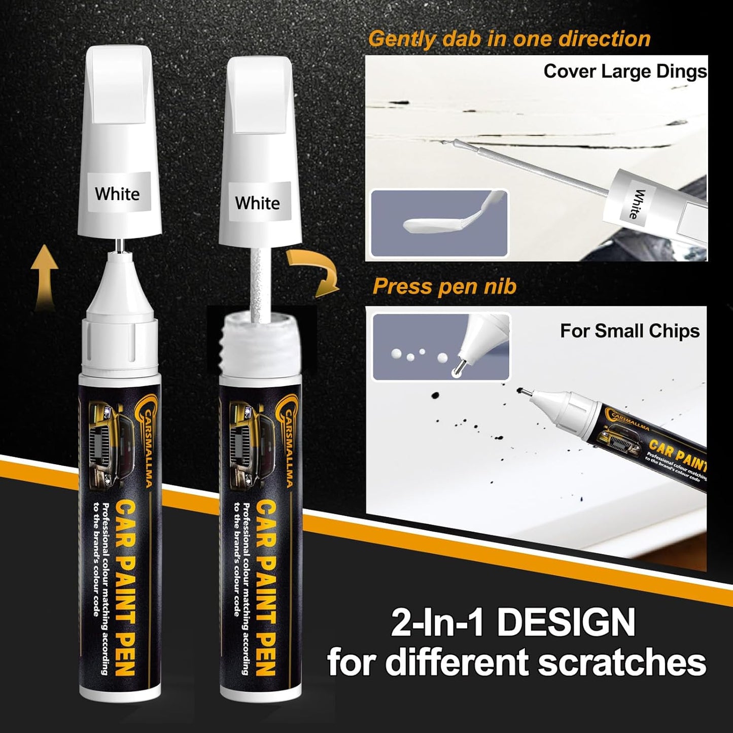 A5G Amazon Gray Car Touch Up Paint for Hyundai, Color Accurate Car Paint Scratch Repair Pen Kit Quick & Easy Fix Vehicle Chips and Automotive Nicks Scuff