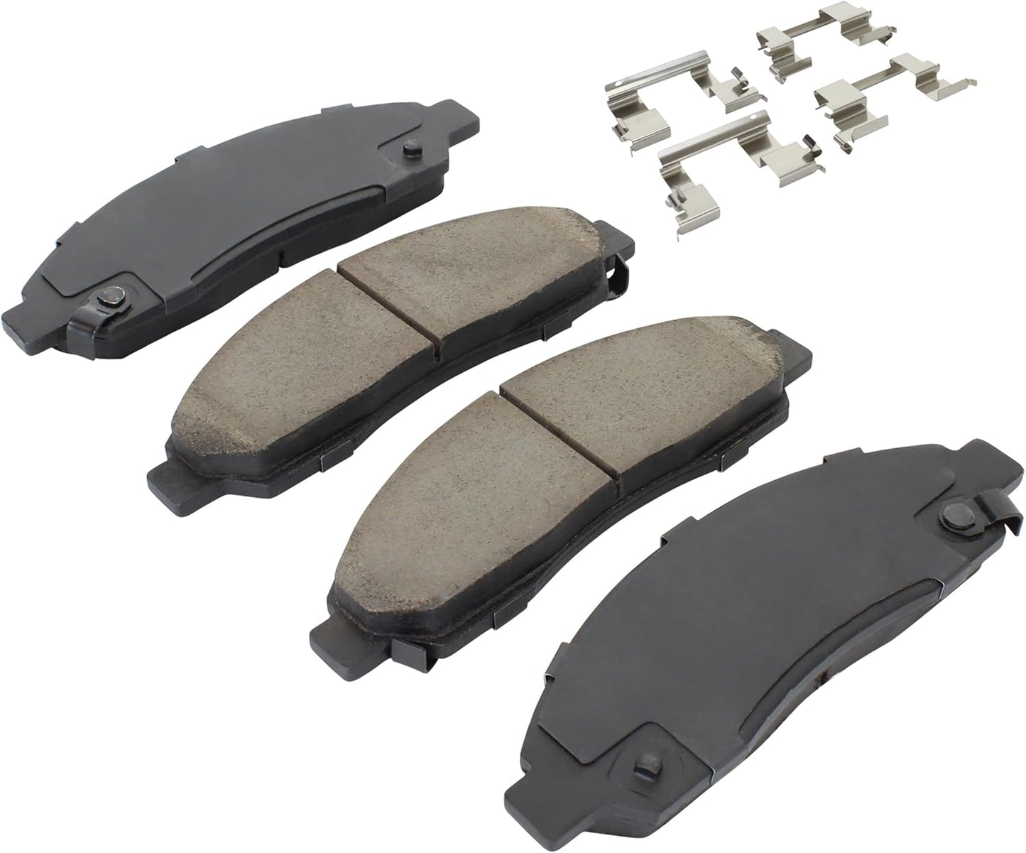 Premium Ceramic Front Brake Pads (1001-1039C) Compatible with Chevrolet Colorado 2008-2004, GMC Canyon 2008-2004, Isuzu i-280 2006, i-290 2008-2007, i-350 2006, i-370 2008-2007