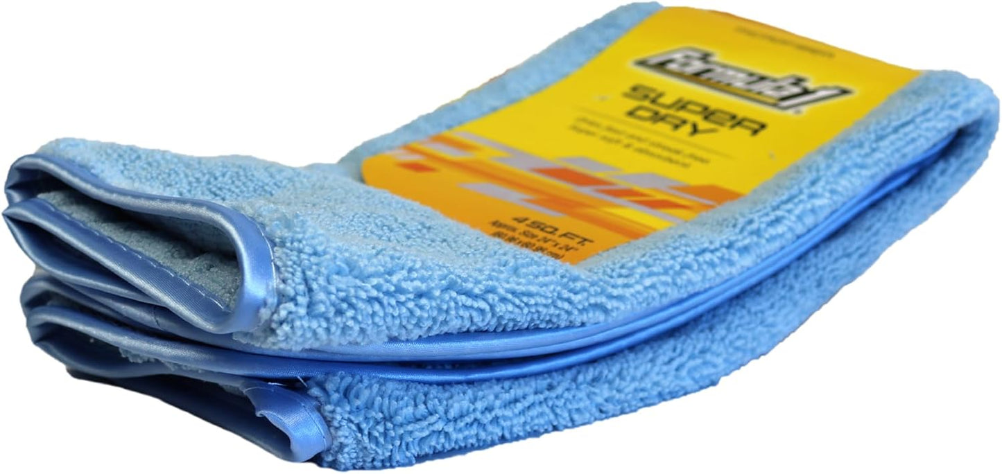 Formula 1 Super Dry Microfiber Drying Towel - Double Thick & Quick Dry - Extra Large - 24" x 24"