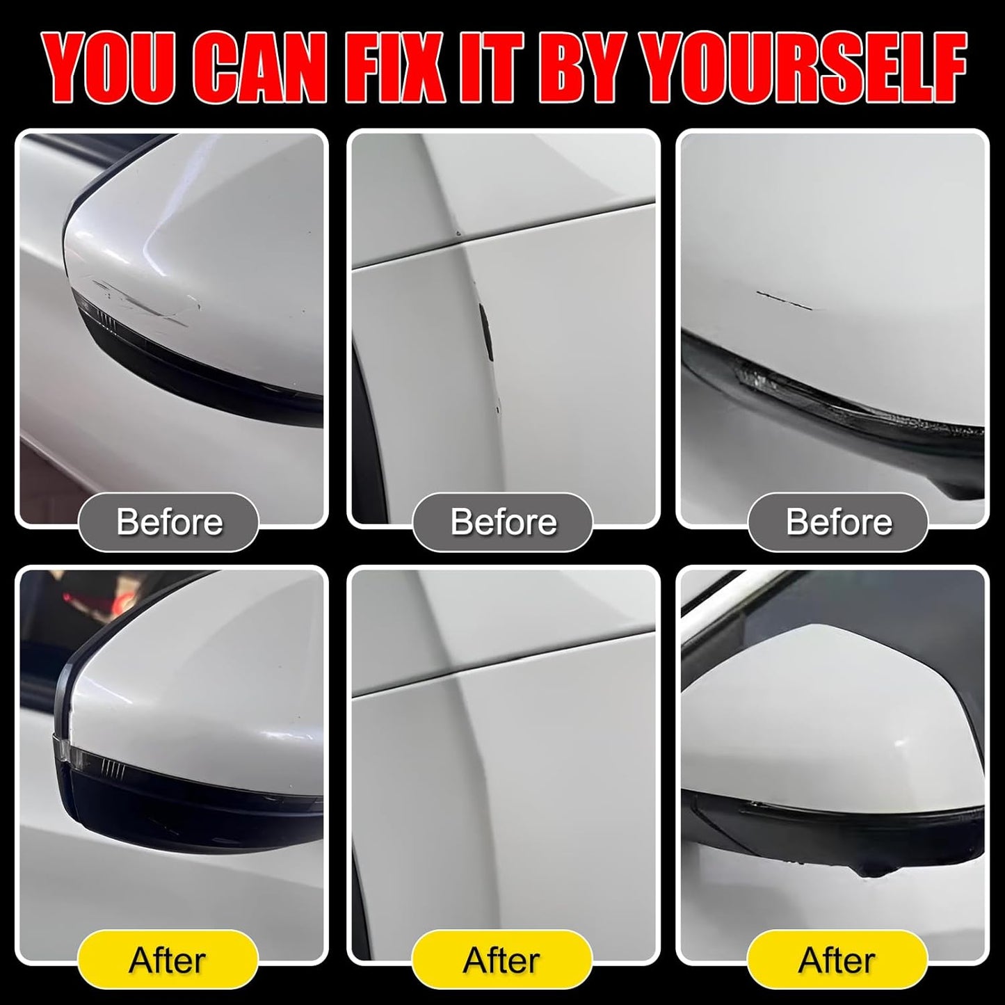 Car Touch Up Paint(Latte Metallic(G5D/WA615G)) for Cadillac, Car Paint Scratch Repair Kit, Quick & Easy Solution to Repair, 2 in 1 Scratch Remover Pen with 2PCS Disposable Micro Applicators