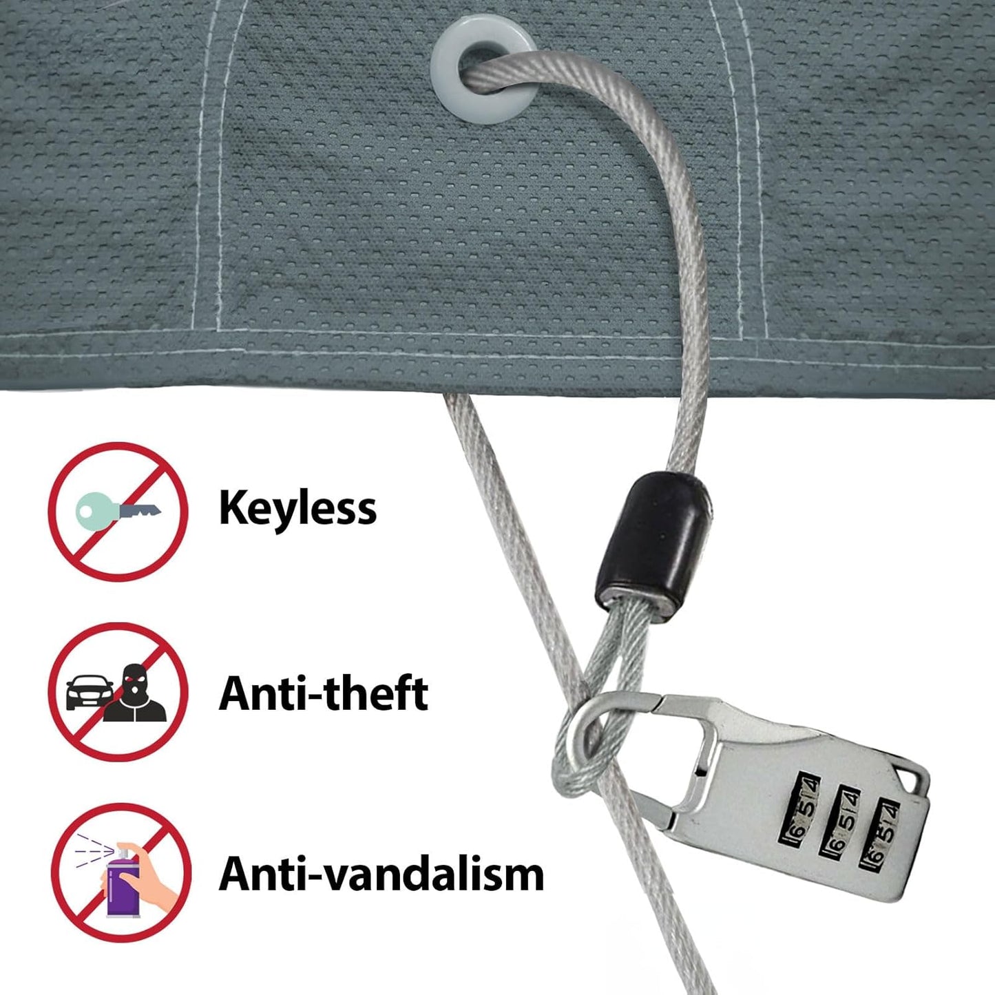 5 Layer Car Cover for Cadillac CT5-V 2020-2026 Sedan 4-Door All Weather Protection Windproof Snow-Proof Dust-Proof Scratch Resistant Full Coverage