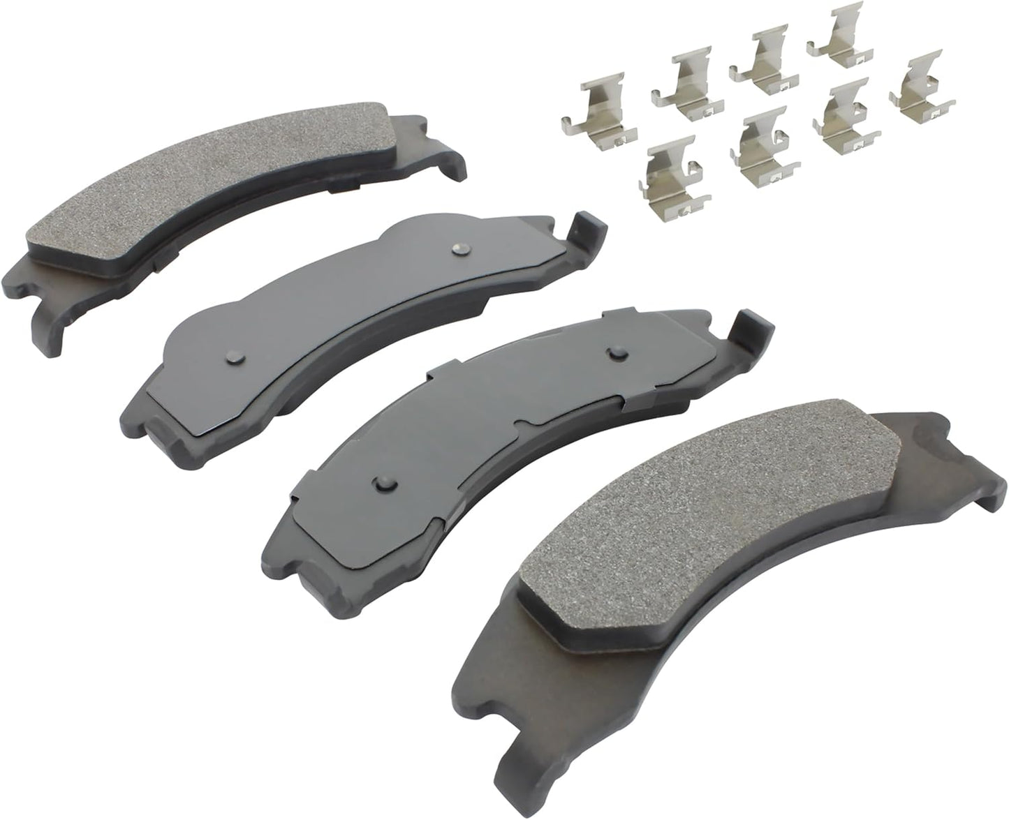Premium Semi-Metallic Rear Brake Pads (1001-1329AM) Compatible with Ford E-150 2012-2014, Ford E-250 2012-2014, Ford E-350 Super Duty 2012-2025