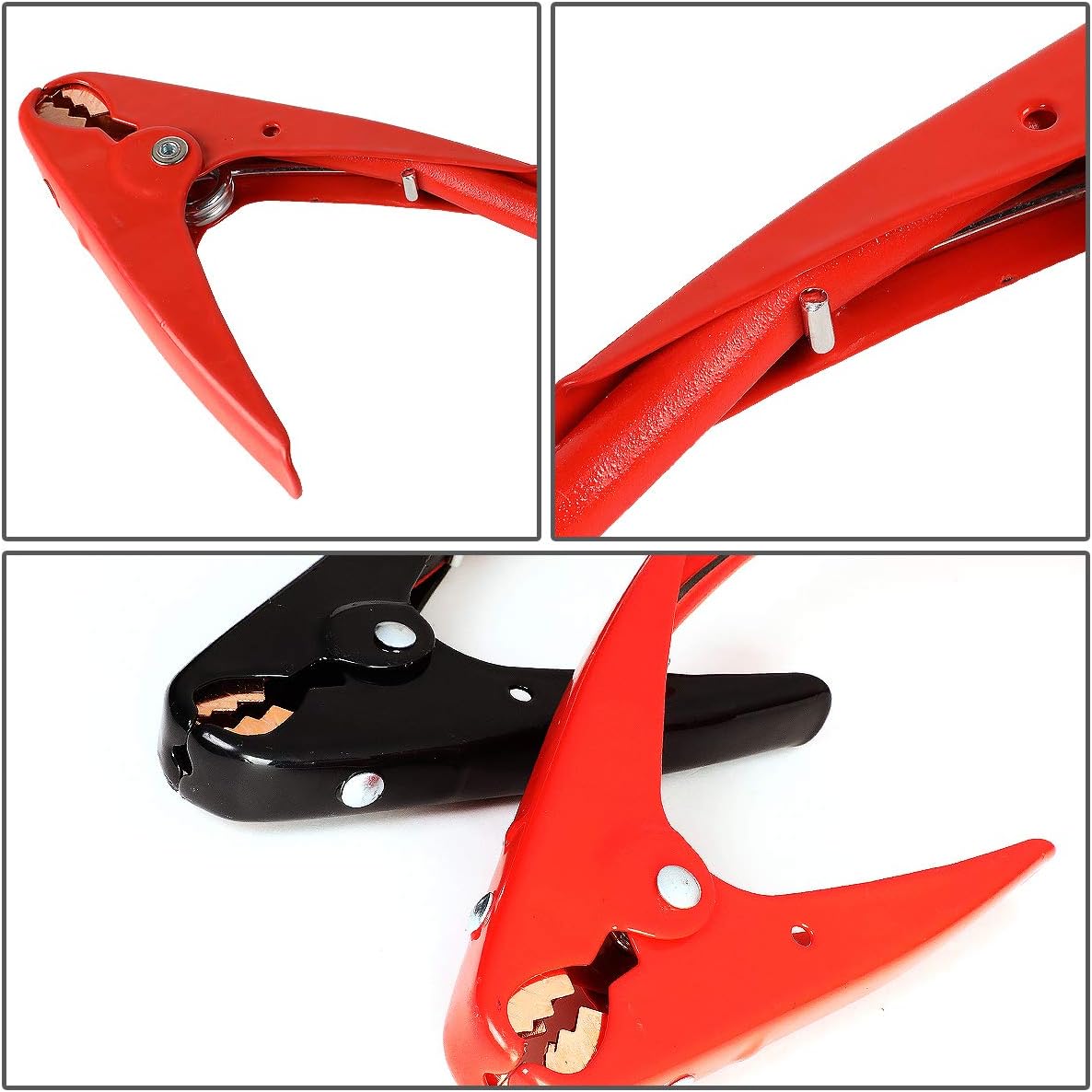 Auto Dynasty Heavy Duty 20Ft 2Gauge Booster Cable Power Jumper 600AMP Emergency Battery Start Car/Motorcycle