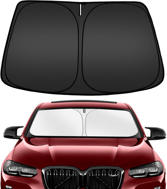 ARISMOTOR Windshield Sun Shade for BMW X4 2019-2025, Custom Fit Foldable Front Window Sunshade Sun Visor Protector, Block UV Rays Keep Your Car Cooler