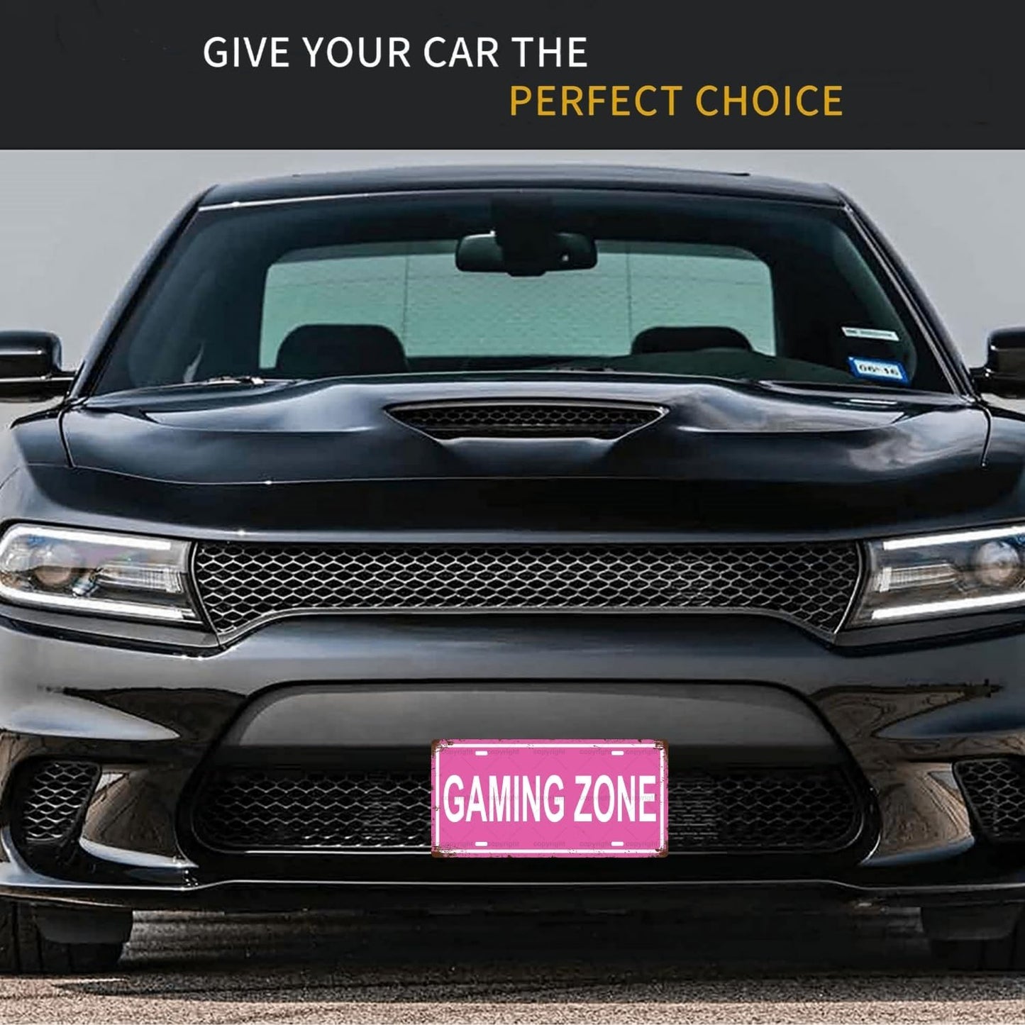 GAMING ZONE Space Vintage Metal Tin Sign, License Plate, Home Decor, Room Decor, Wall Decor, Bathroom Decor, Bar Decor, Cafe Decor, Garage Decor, 12 x 6 Inch