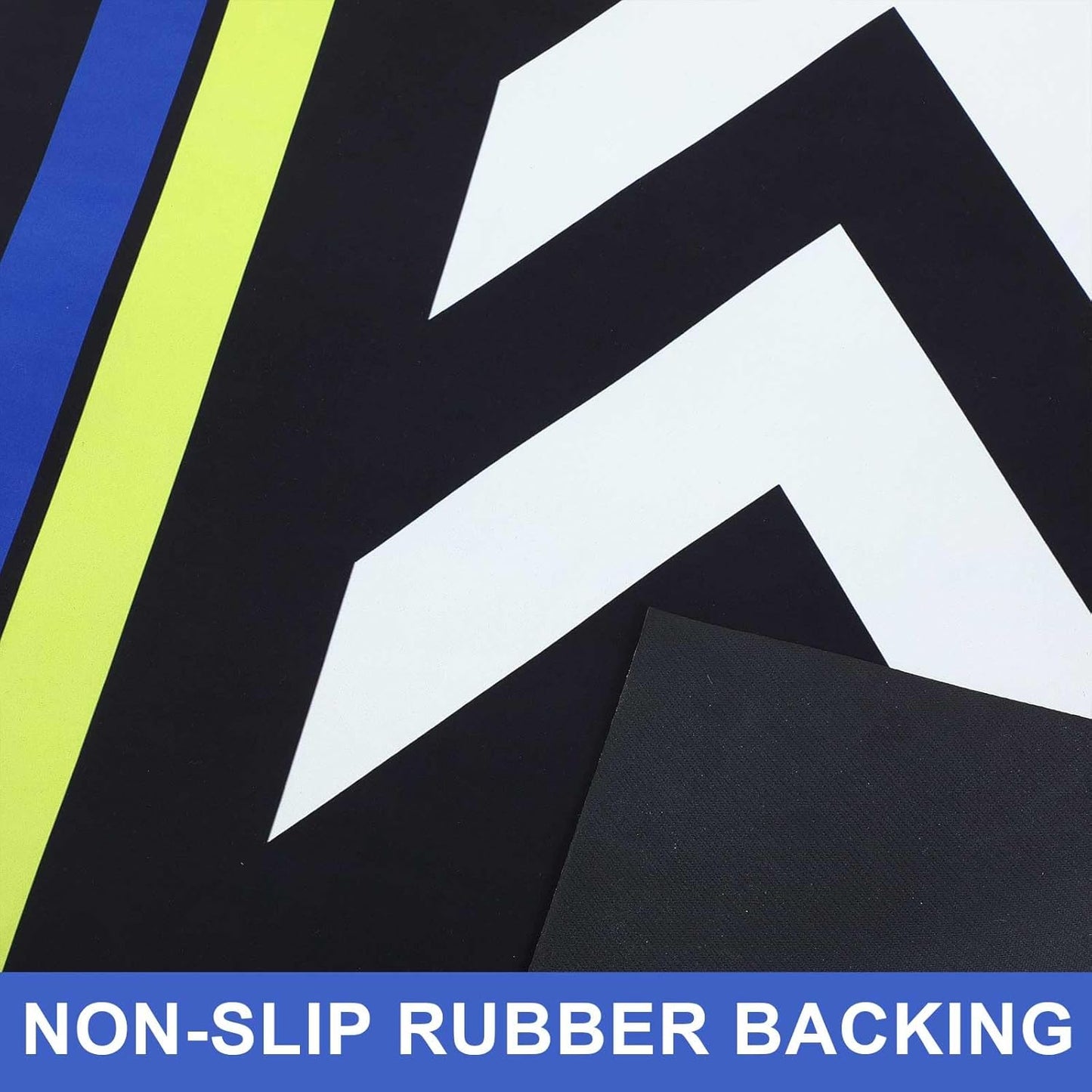 Motorcycle Mat 78 x 31 Inch Garage Floor Rug Washable Parking Mats for Garage Floors Non Slip Oil Absorbent Pad Rubber Backing Layer Protects Floor from Spills Drips Stains(Arrow Style)