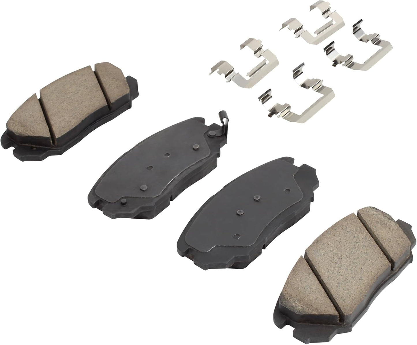 Premium Ceramic Front Brake Pads (1001-1125AC) Compatible with 2010-2020 Buick/Cadillac/Chevrolet/GMC/Saab (9-5/Cascada/ELR/Equinox/Impala/LaCrosse/Malibu/Malibu Limited/Regal/Terrain)