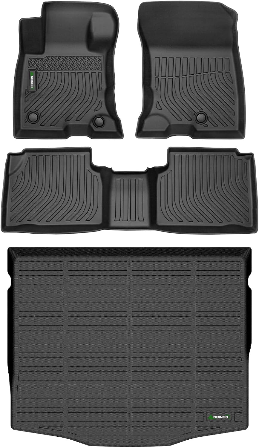 ANBINGO®Floor Mats & Cargo Liner Set Fit for 2020-2024 2025 Ford Escape Hybrid All Weather Protection TPE Anti-Slip Car Full Set Floor Liners Custom Accessories