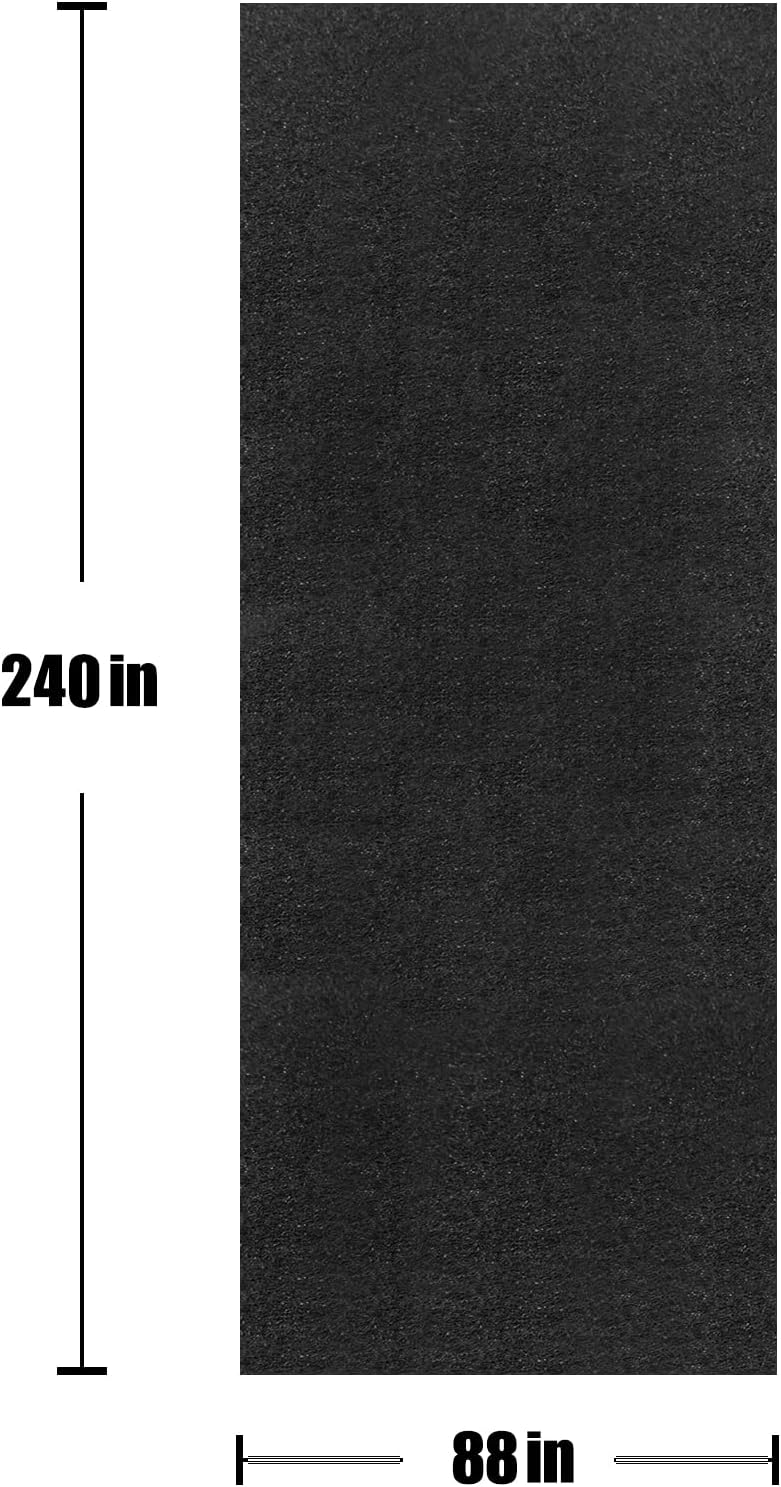 LINLA Premium Absorbent Oil Mat Contains Liquid Garage Floor Mat, Reusable, Washable, Protects Garage Floor or Driveway Surface, Shop,Parking, 7.4 ft x 20 ft