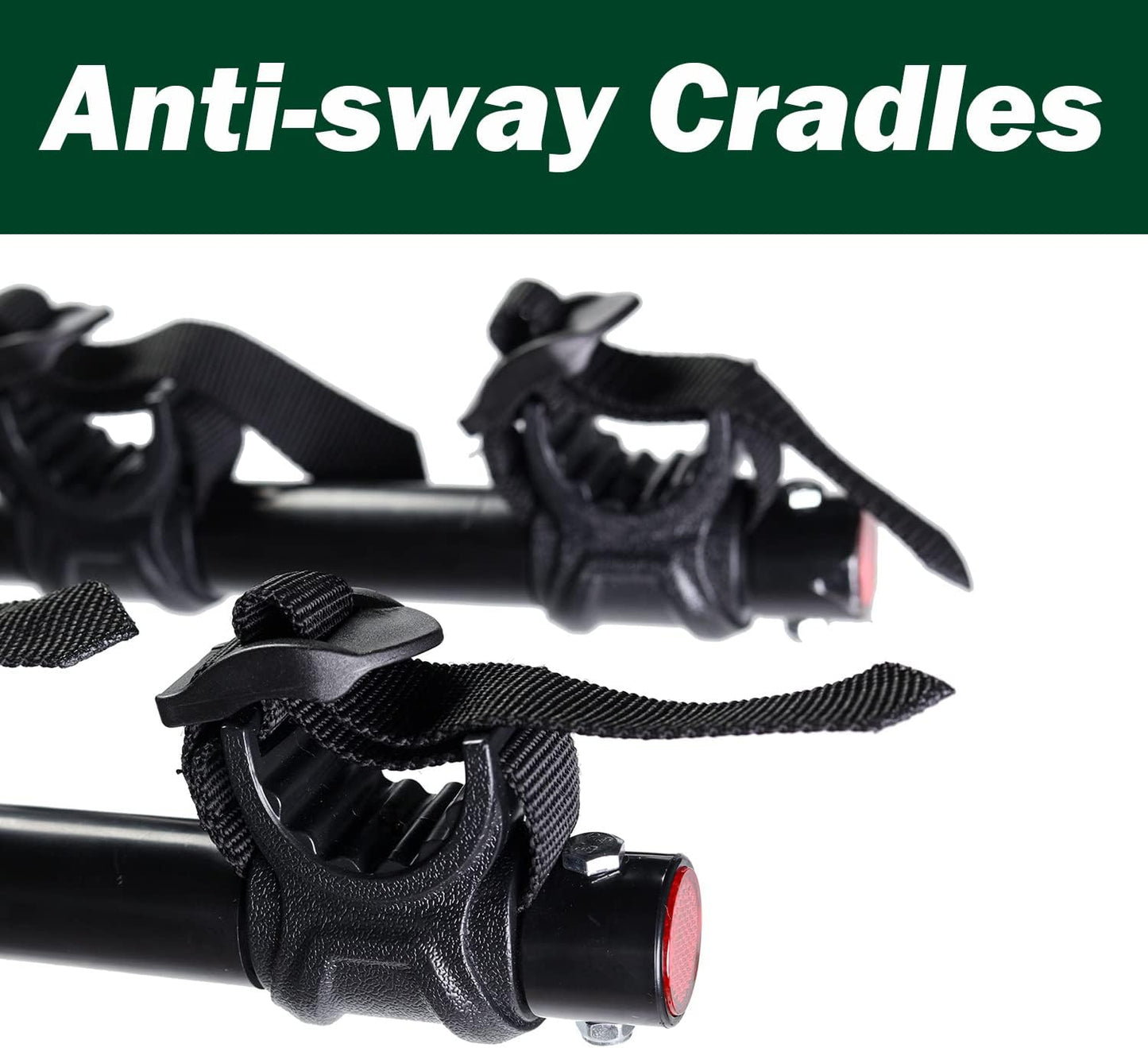 Young 4 Bike Rack - Bicycle Racks Mount Carrier for Cars, SUV and Minivans with 2" or 1-1/4 inch Hitch Receiver, Easy Assembly and Safe Locking